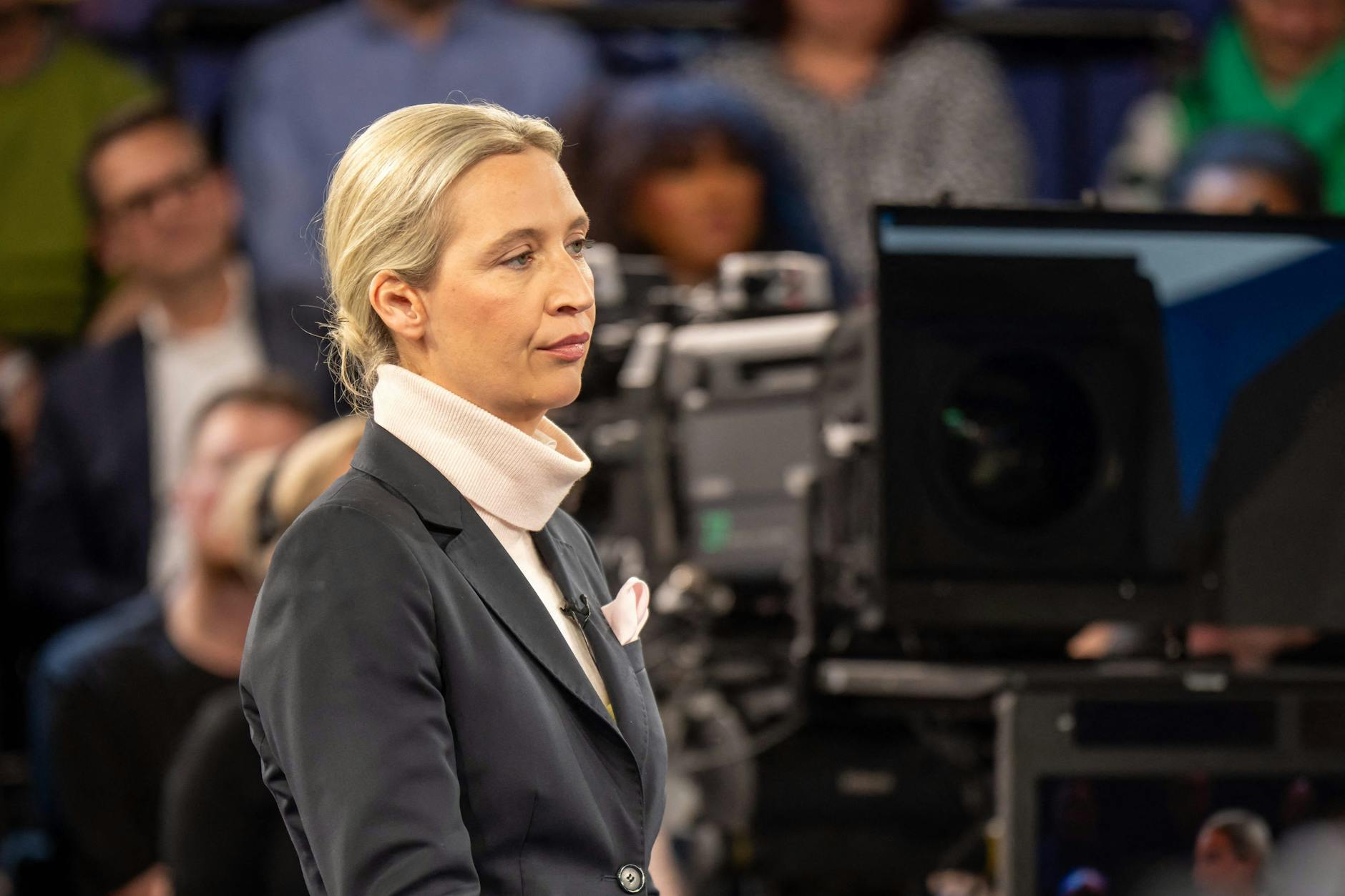 Alice Weidel war beim ZDF-Wahlkampf-Talk sichtlich genervt.