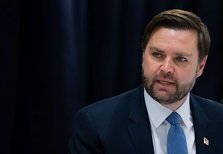 US-Vizepräsident J.D. Vance am Freitag auf der Münchner Sicherheitskonferenz.