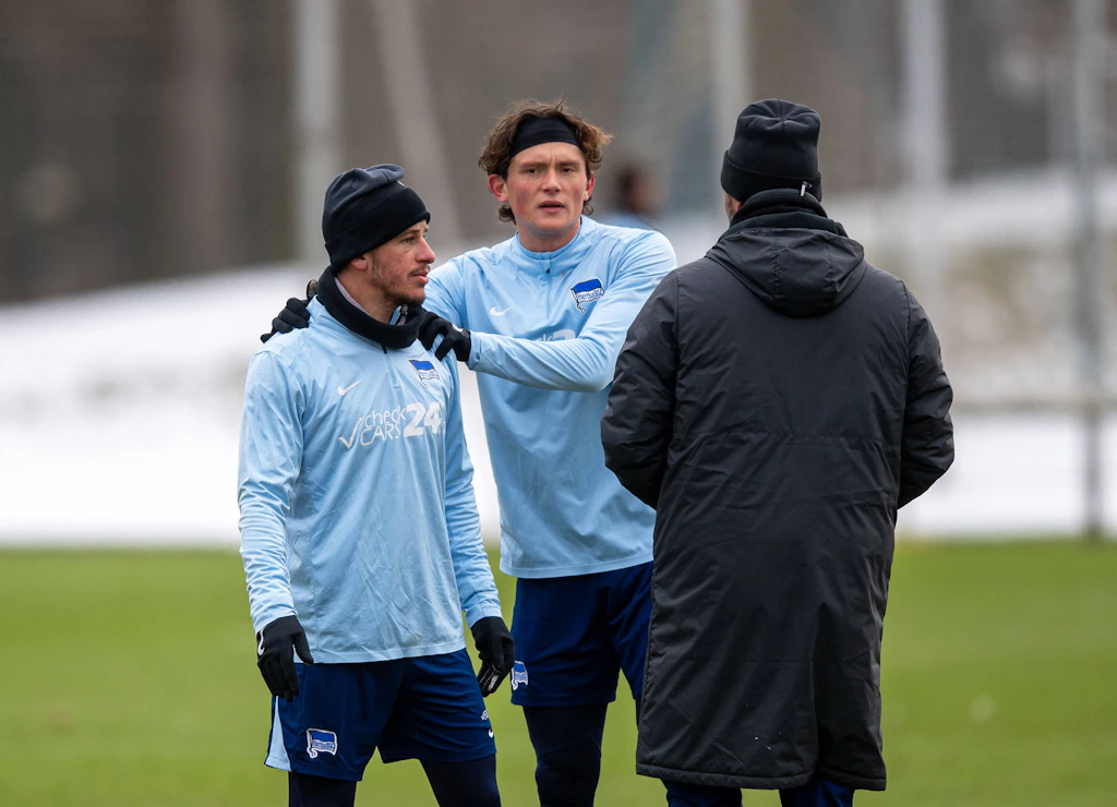 Hertha BSC: So plant Trainer Cristian Fiel mit Diego Demme
