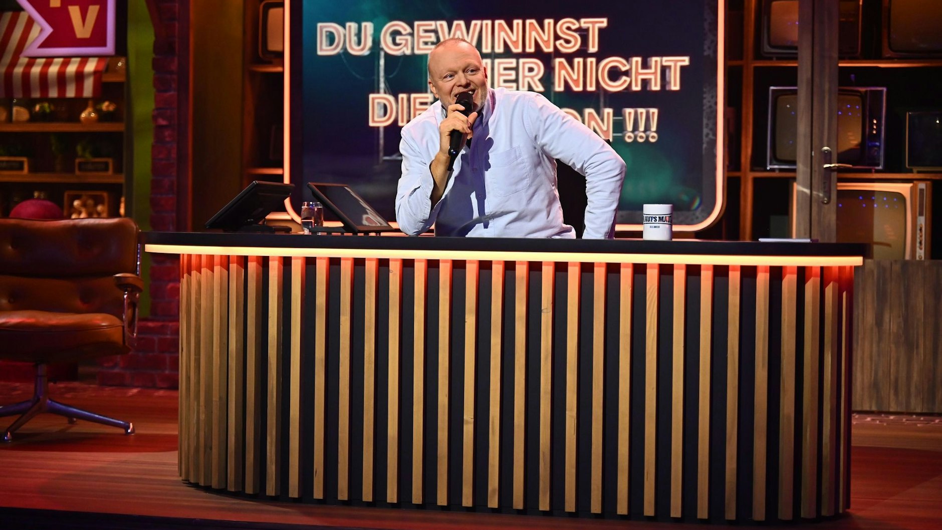 Aktuell ist Stefan Raab auch in der Show Du gewinnst hier nicht die Million zu sehen.