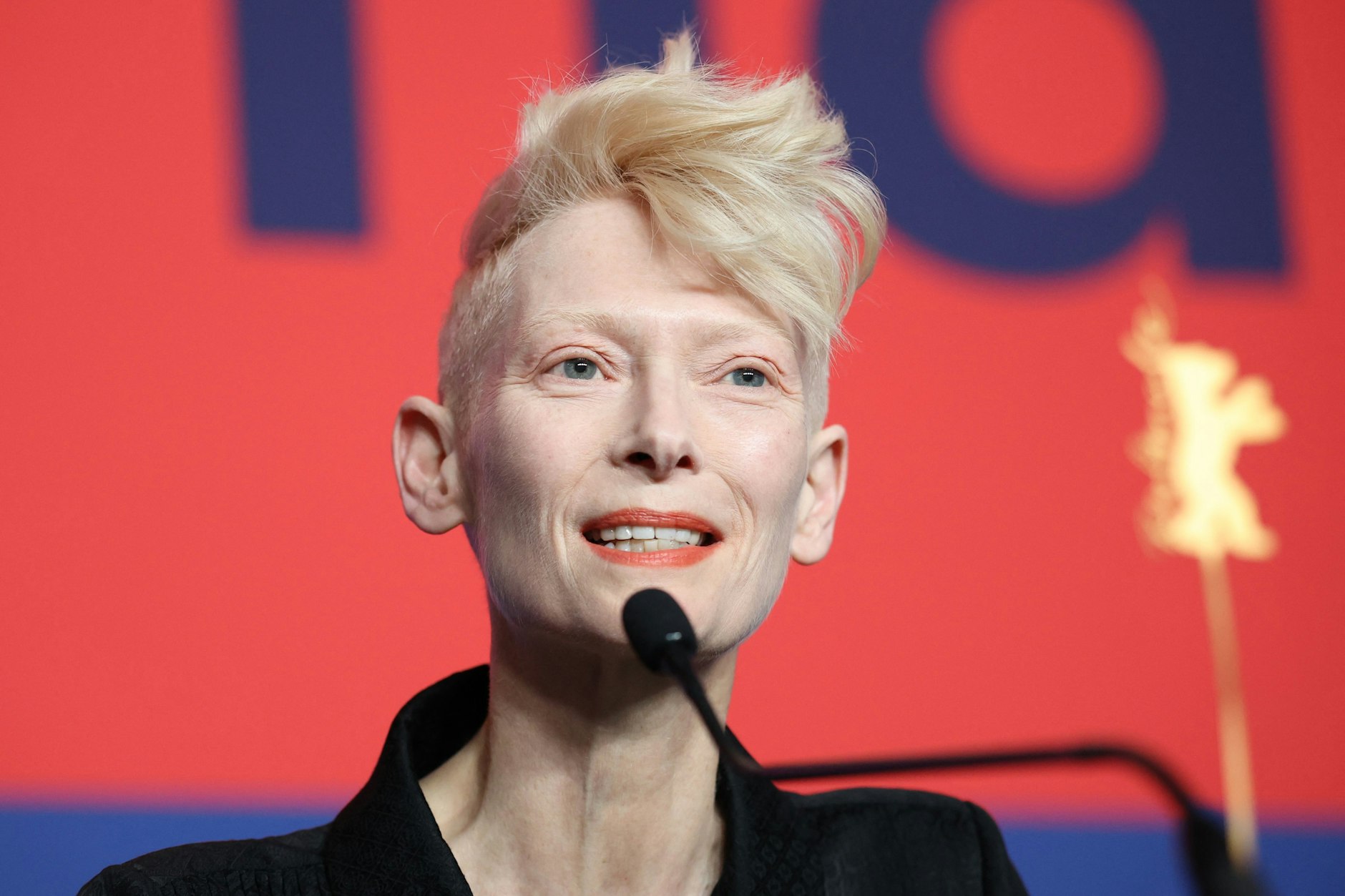 Tilda Swinton am 14. Februar in Berlin