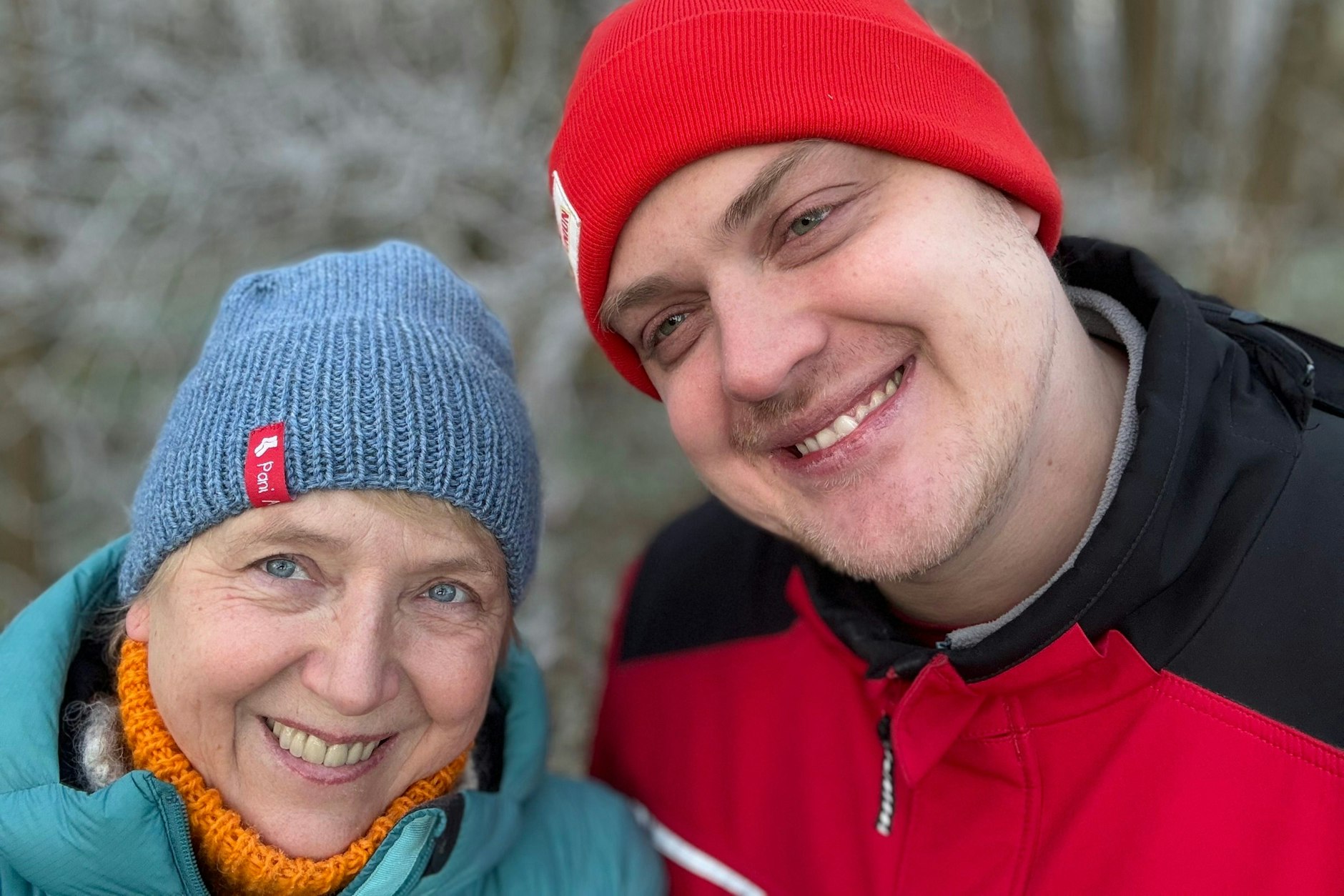 Andrea Müller mit Sohn Konstantin bei einem gemeinsamen Ausflug
