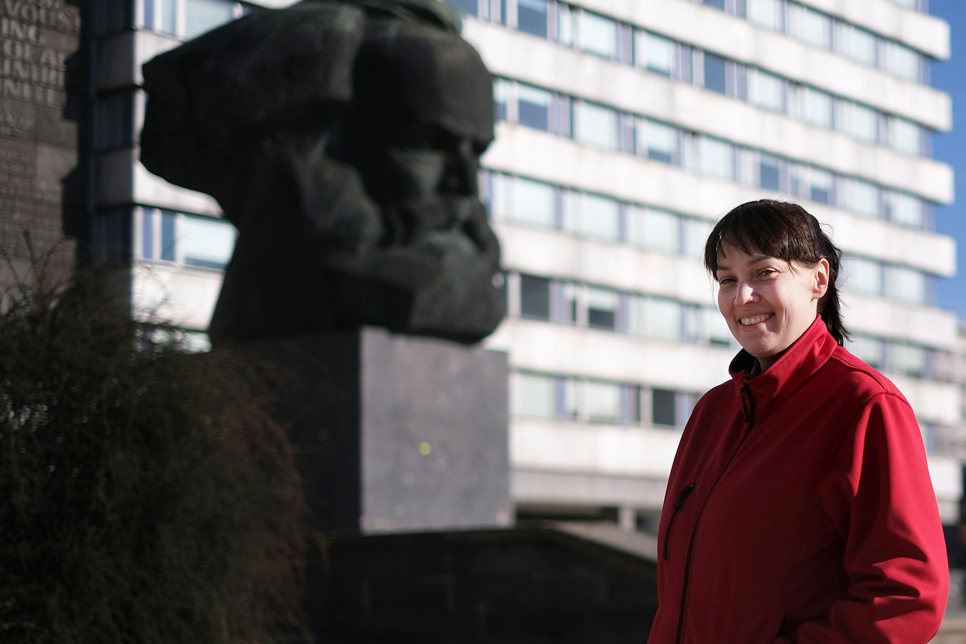 Nora Seitz, CDU-Politikerin und Fleischermeisterin in Chemnitz