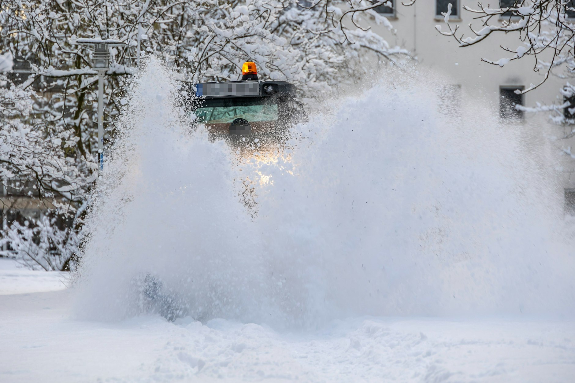 Wintereinbruch in Berlin, Foto entstand am 14.02.2025 – wann kommt der Frühling? Tja, erstmal nicht! 
