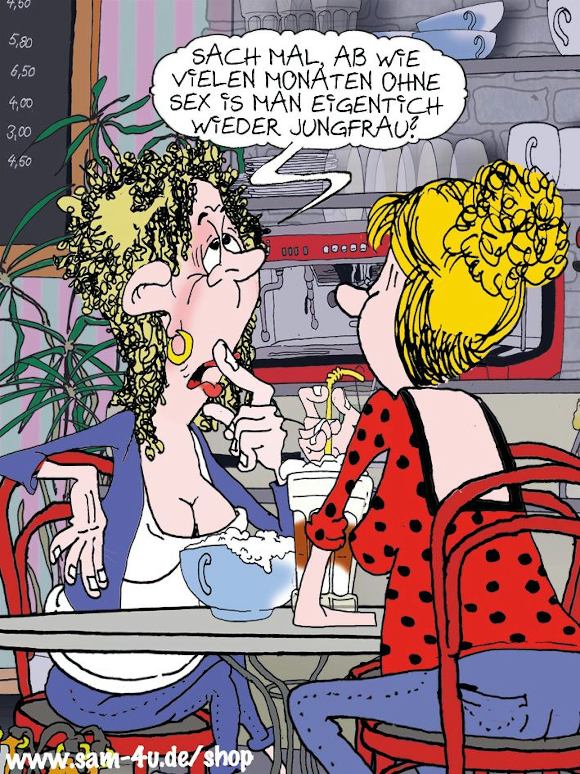 Auch heute hat Zeichner Sam Paff aus Berlin einen Cartoon für Sie zu Papier gebracht. Viel Spaß beim Schmunzeln!