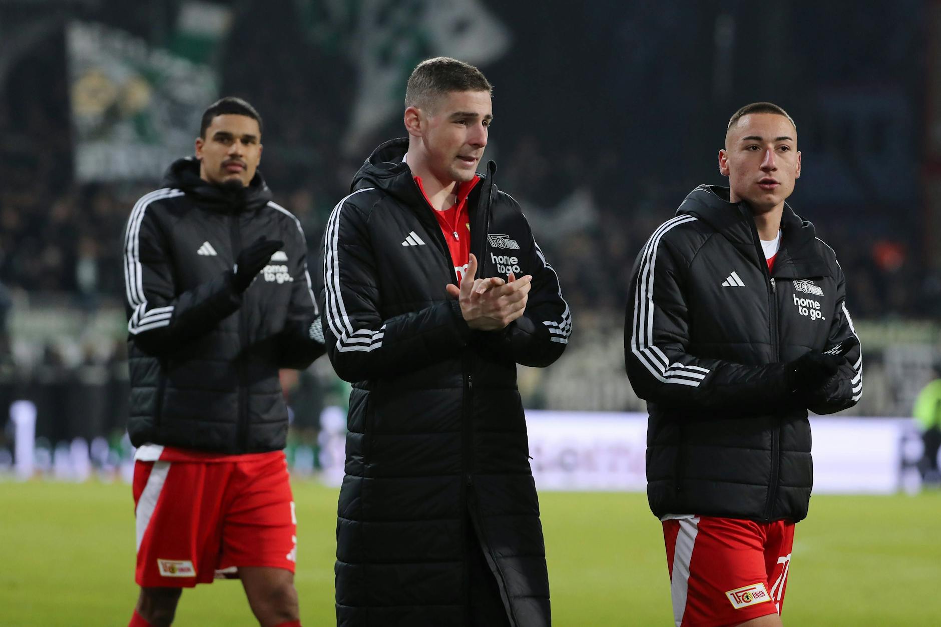 Gemischte Gefühle herrschten bei den Spielern, aber auch beim Trainer und Manager des 1. FC Union nach dem 1:2 gegen Borussia Mönchengdbach.