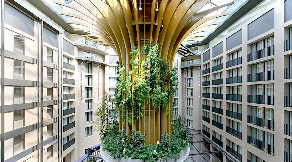 Das neue Innere im Hotel Radisson am Dom.