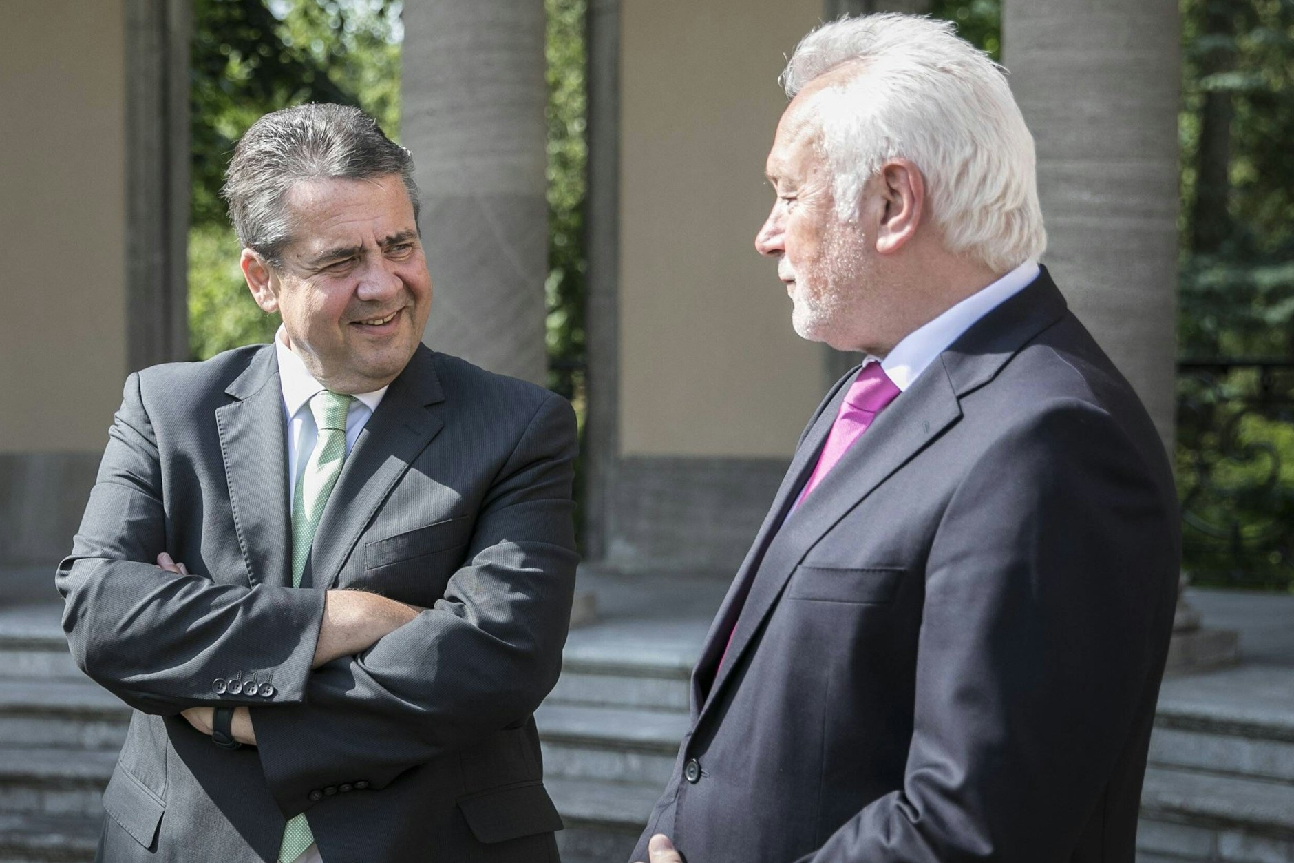 Zwei, die sich gut verstehen: Sozialdemokrat Sigmar Gabriel und der liberale Spitzenkandidat Wolfgang Kubicki.