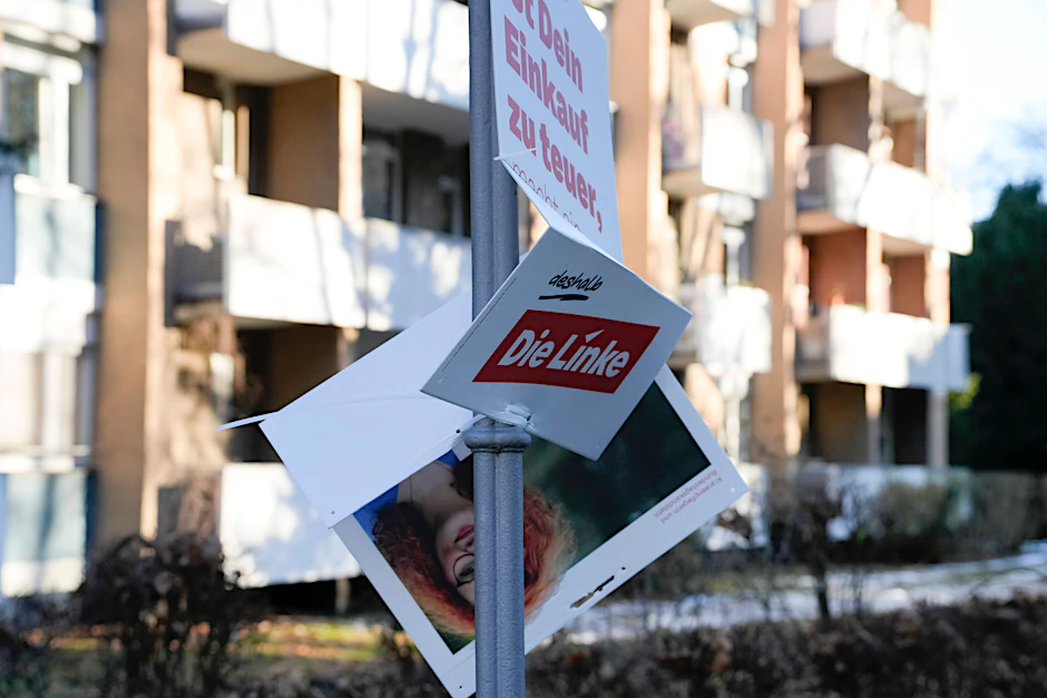 Wahlplakate zur Bundestagswahl in Berlin.