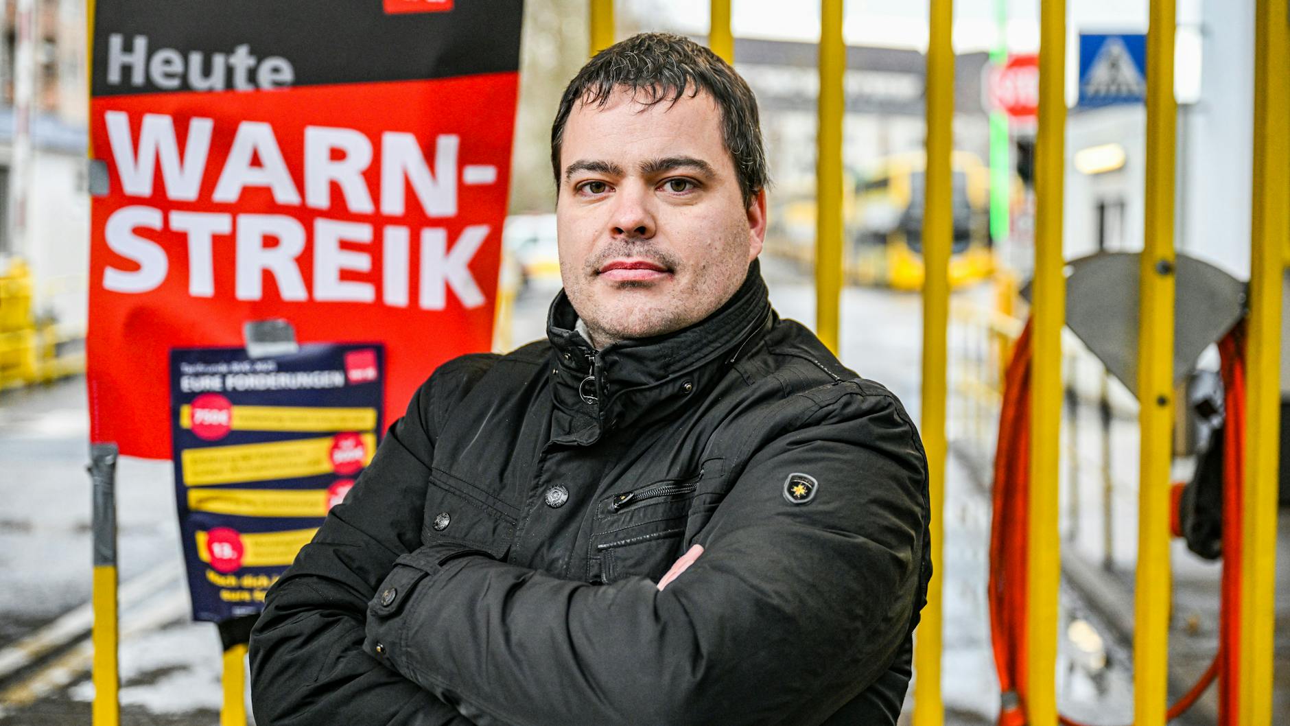 Kämpft für die Lohnforderungen der BVG-Beschäftigten: Verhandlungsführer Jeremy Arndt.