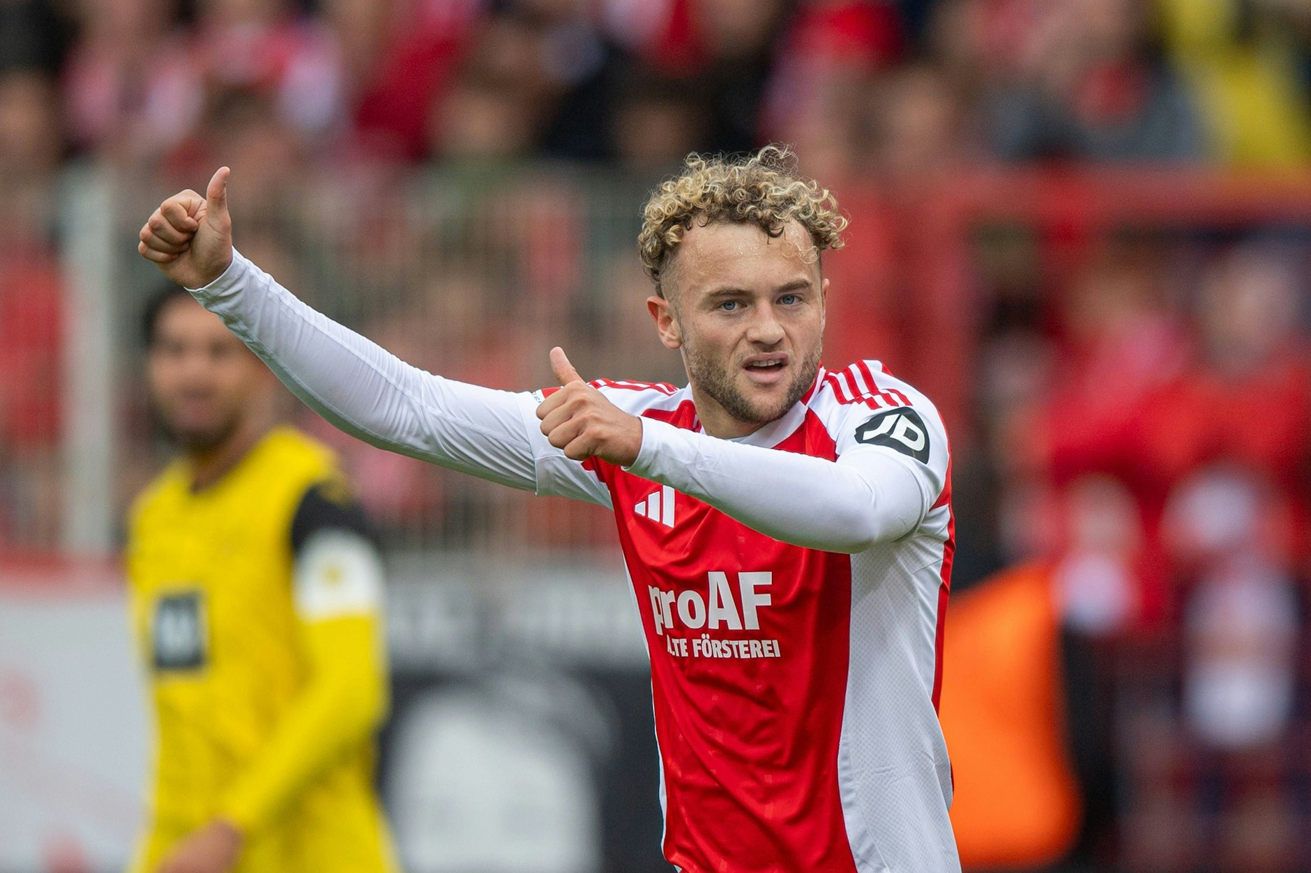 Benedict Hollerbach (23) und der 1. FC Union wollen am Sonnabend in Dortmund gewinnen und drücken dem BVB deswegen gegen Sporting die Daumen.