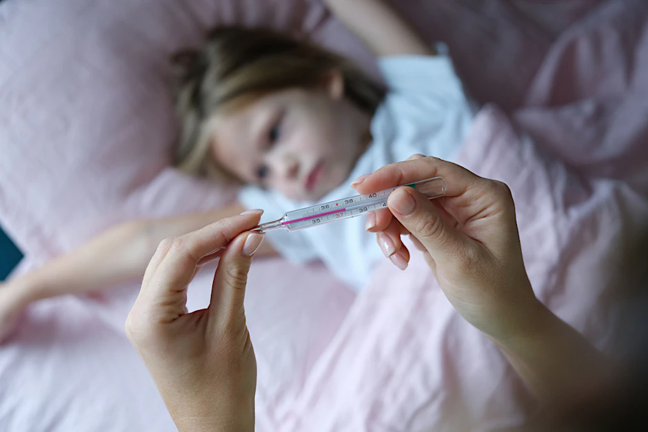 Die Grippewelle erwischt viele Berliner Kinder. Hohe Temperaturen, Bronchitis, Muskelkrämpfe – die Zahl der Mädchen und Jungen, die in Kliniken behandelt werden, hat sich erhöht. (Symbolbild)