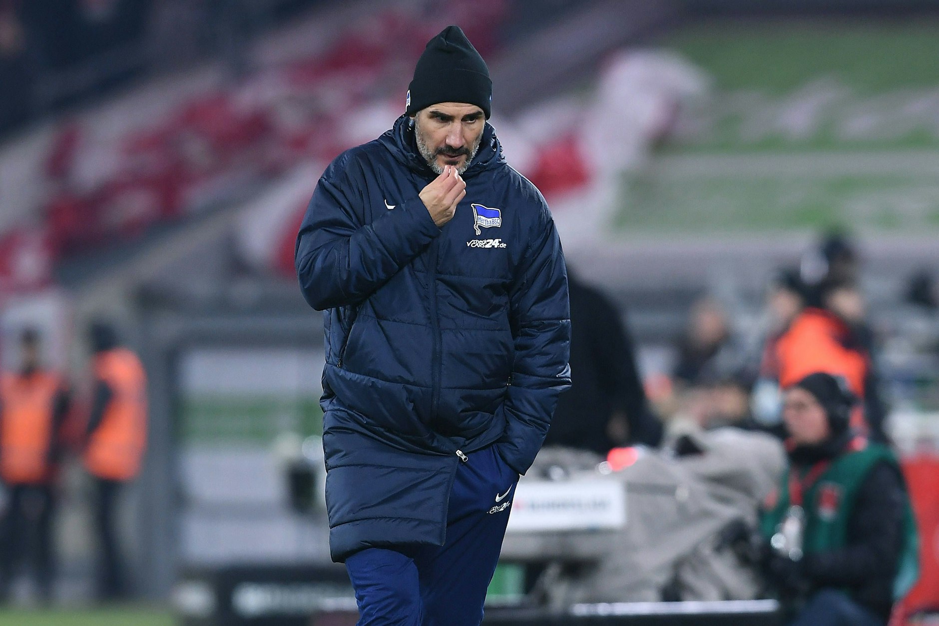 Trainer Cristian Fiel (44) hat den Turnaround bei Hertha BSC nicht geschafft und wurde nach dem 1:2 in Düsseldorf entlassen.