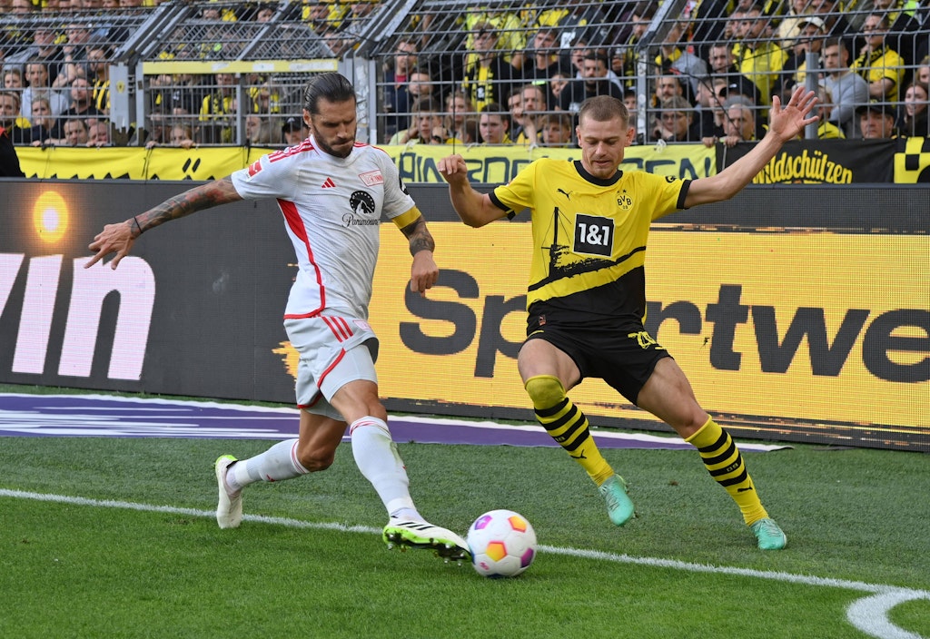 Macaristan'ın bir zamanlar GDR için olduğu 1. FC Union Berlin için Borussia Dortmund.