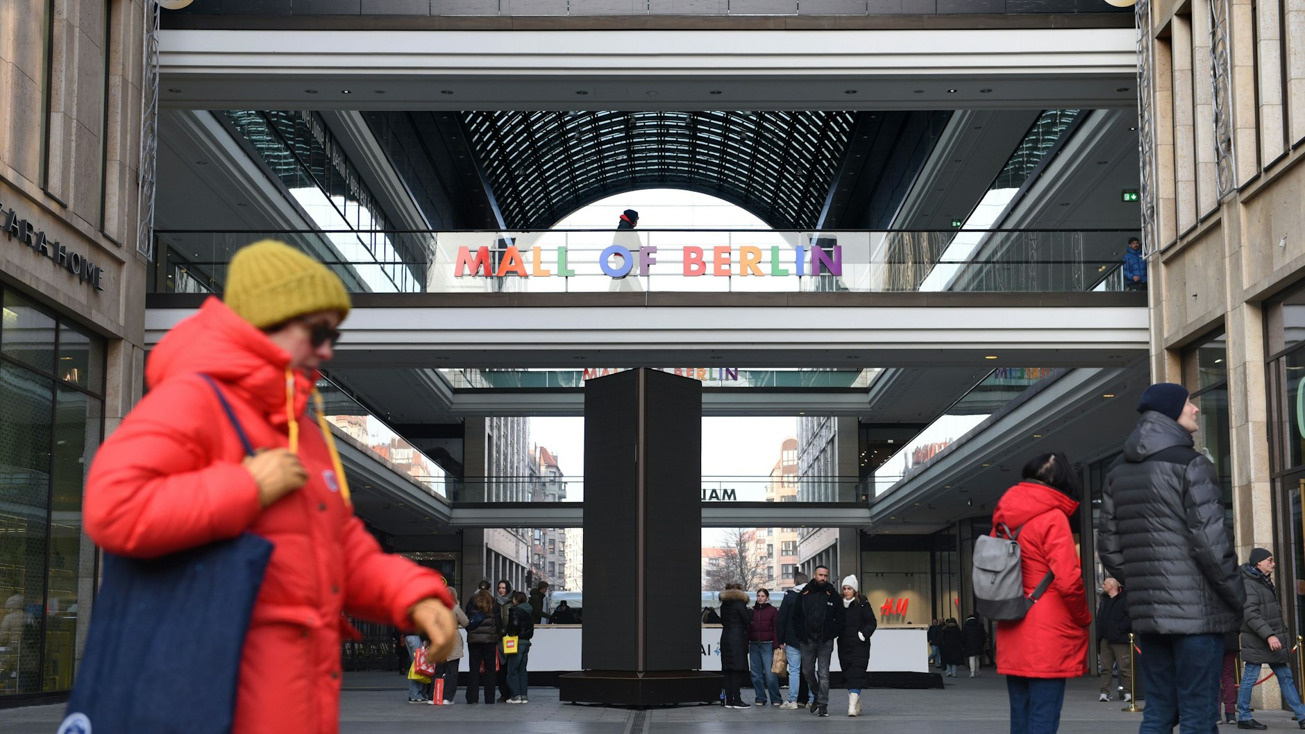 Wirklich das schönste Einkaufszentrum? Die „Mall of Berlin“ am Leipziger Platz im Herzen der Stadt.