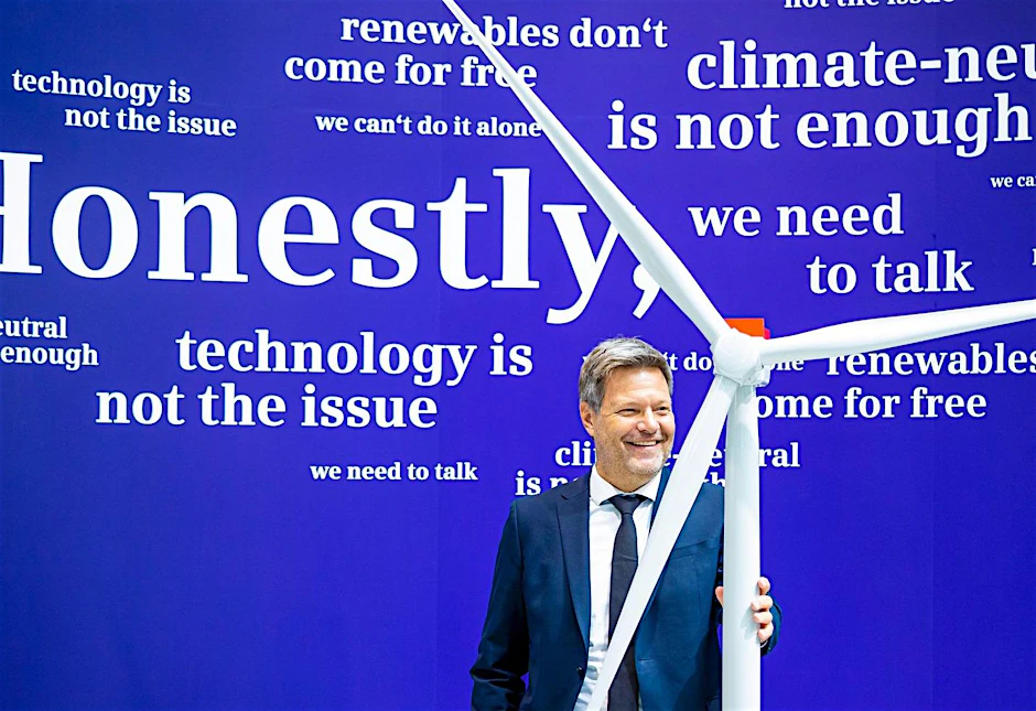 Bundeswirtschaftsminister Robert Habeck bei einem Besuch bei Siemens Energy (Symbolbild)