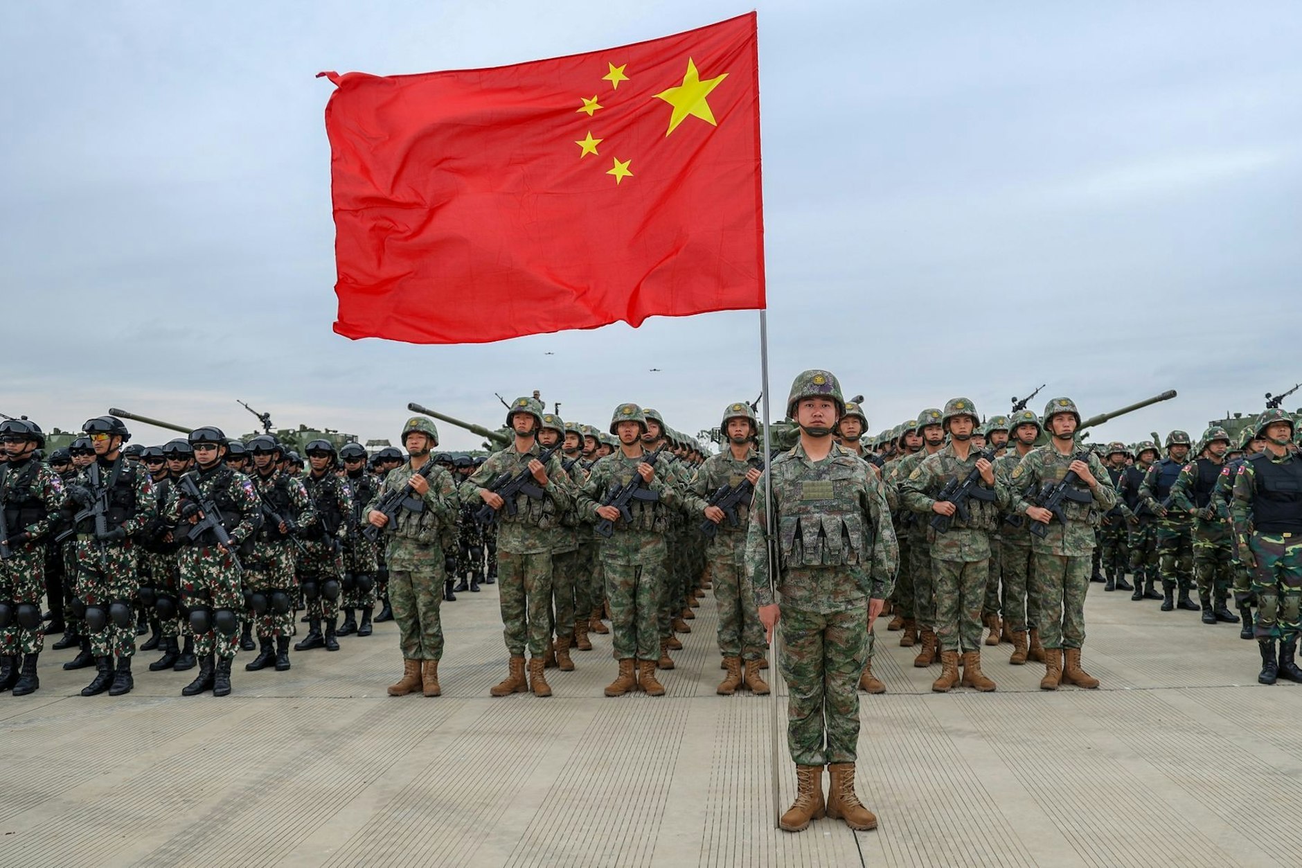 Chinas Armee verfügt über genug Soldaten, um sich an einer Friedensmission zu beteiligen.