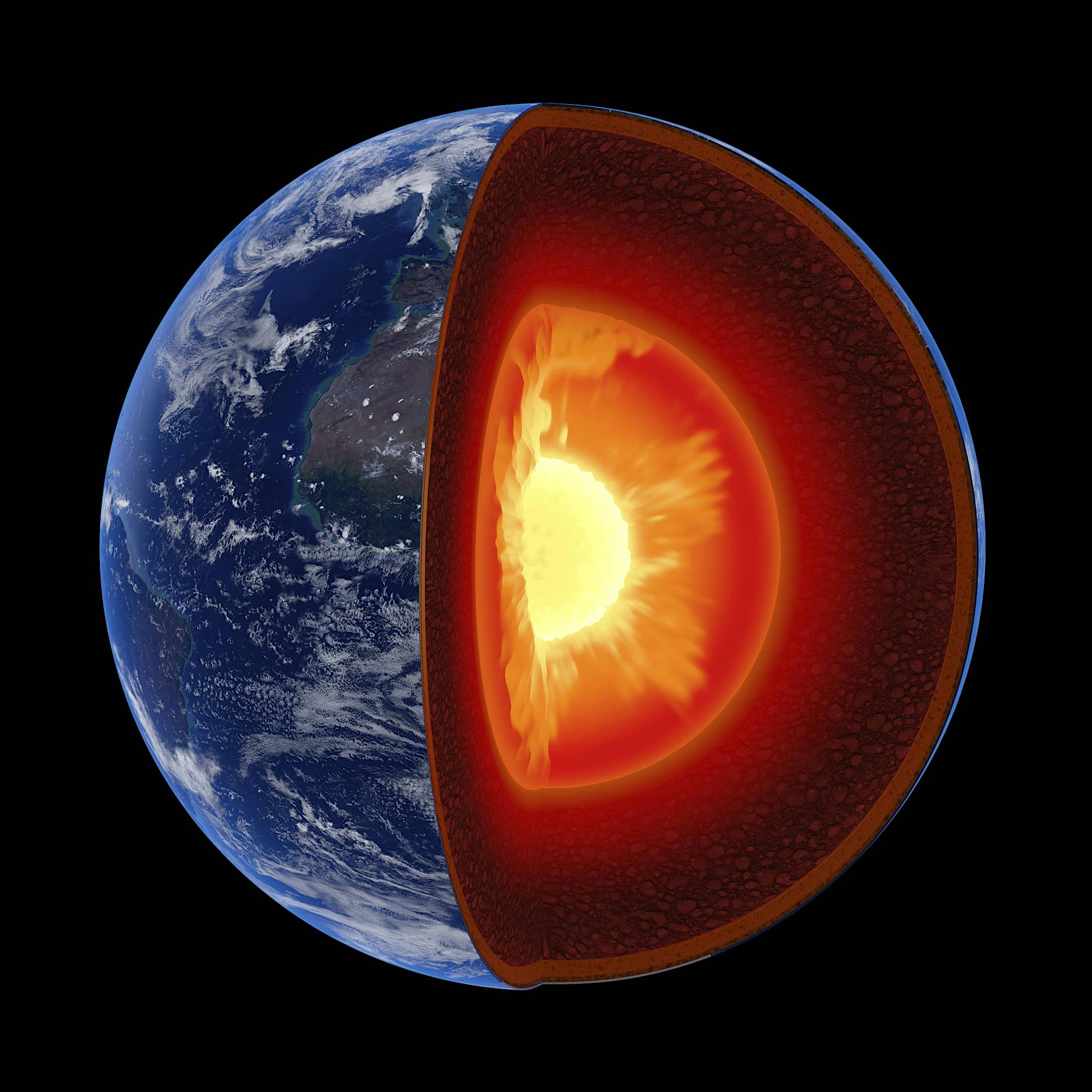 Planet in Bewegung: Im Innern der Erde ist so einiges los, sagen Forscher