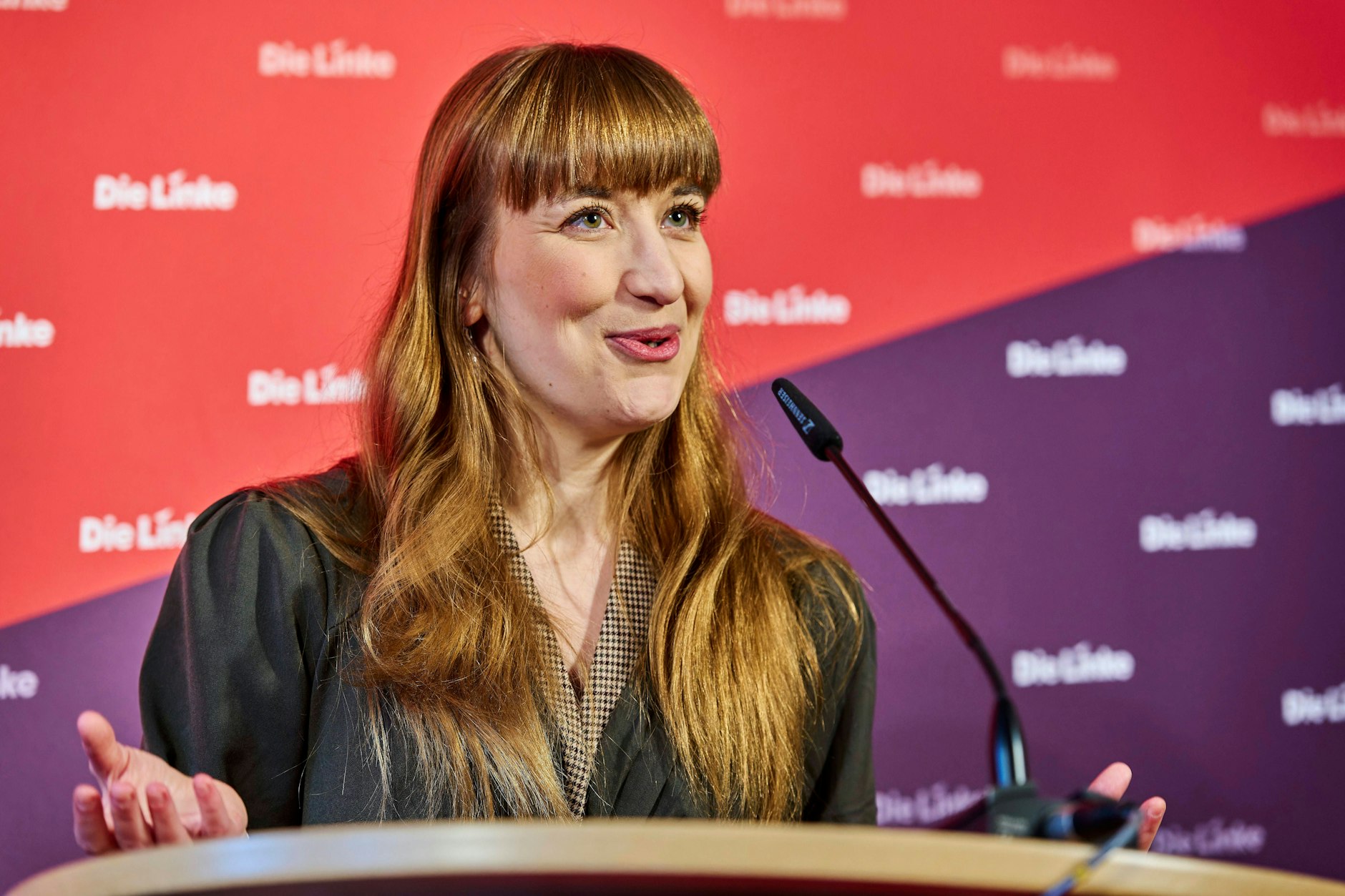 Die Spitzenkandidatin der Linken, Heidi Reichinnek