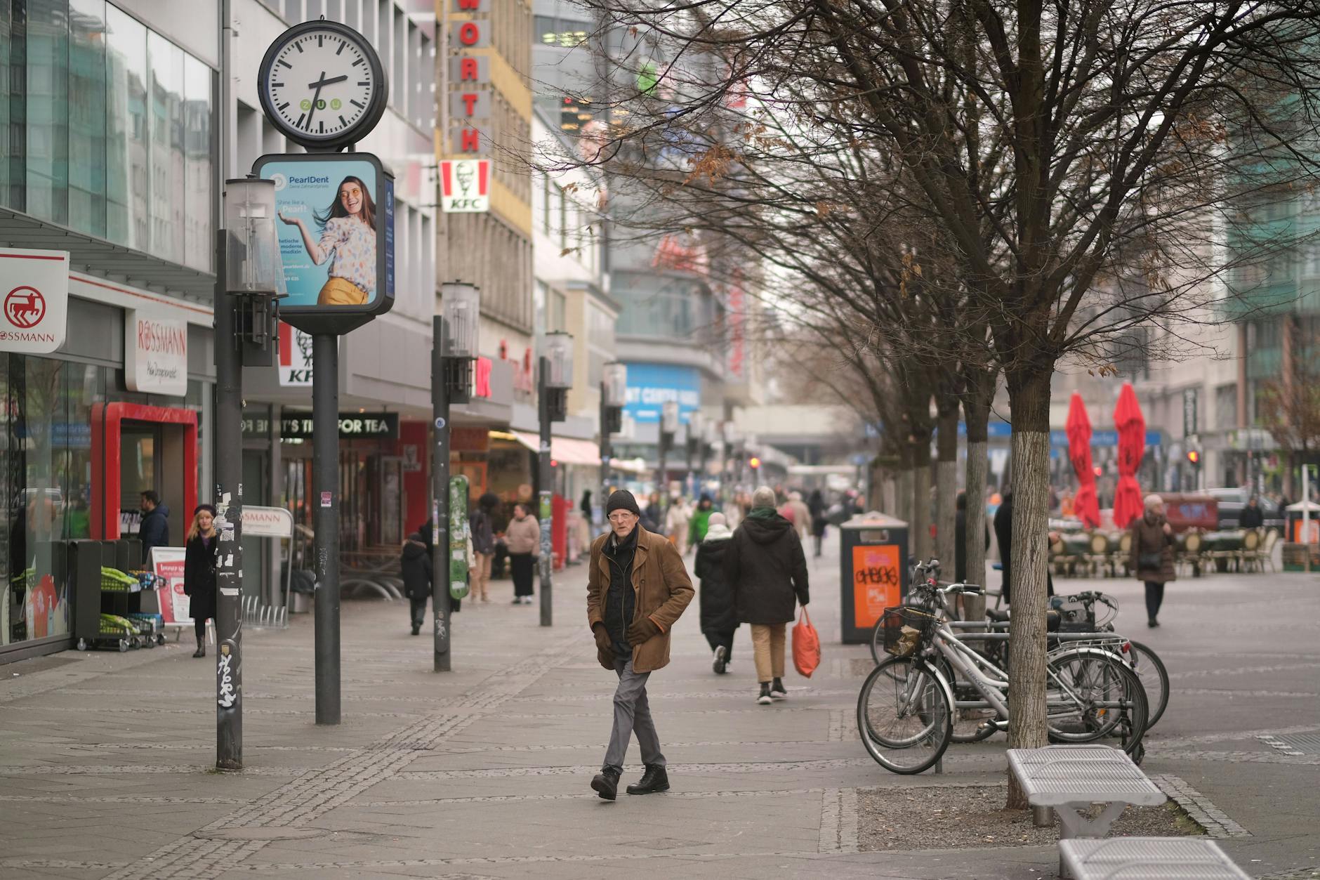 Die Wilmersdorfer Straße
in Charlottenburg