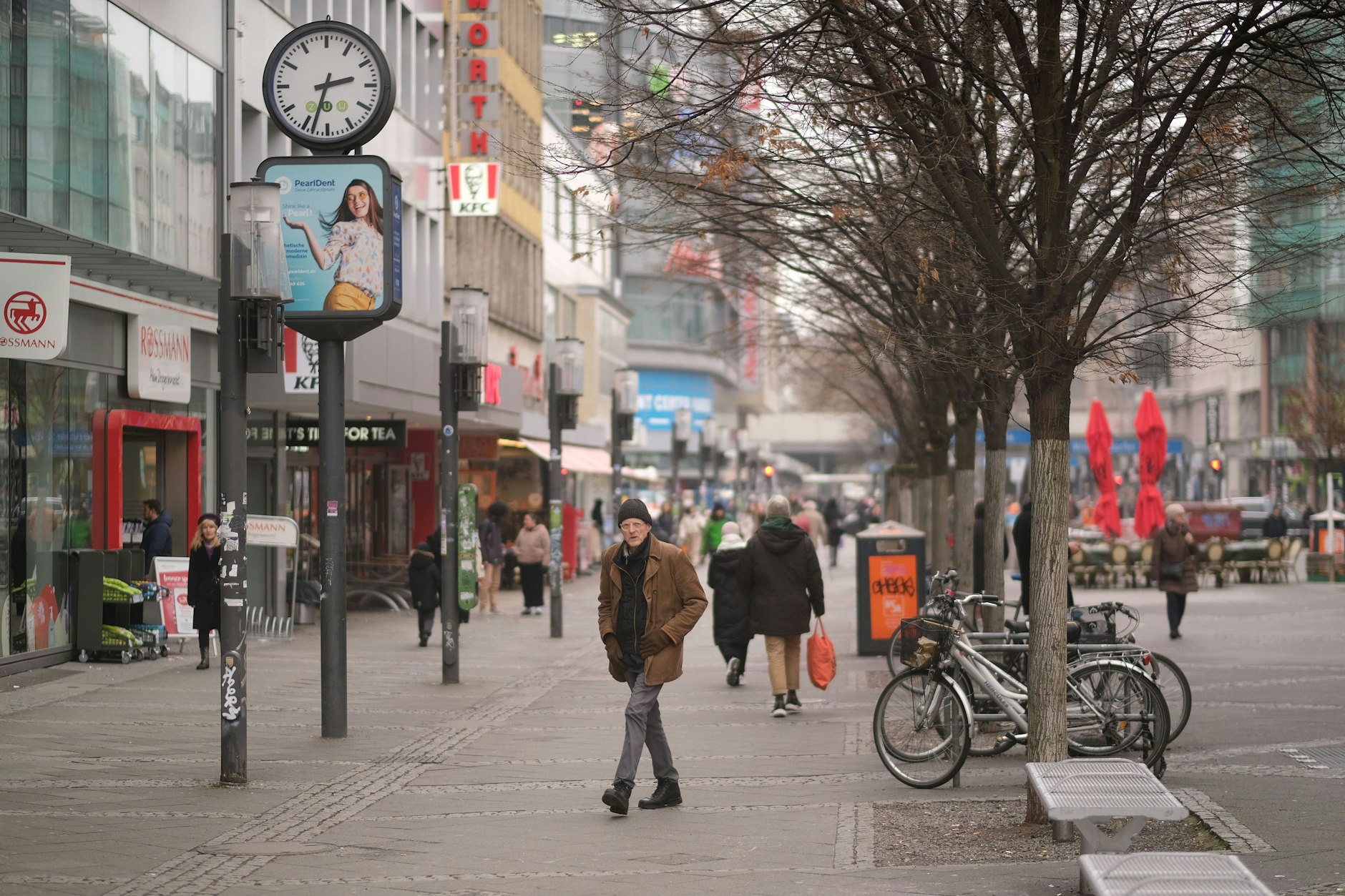 Die Wilmersdorfer Straße
in Charlottenburg