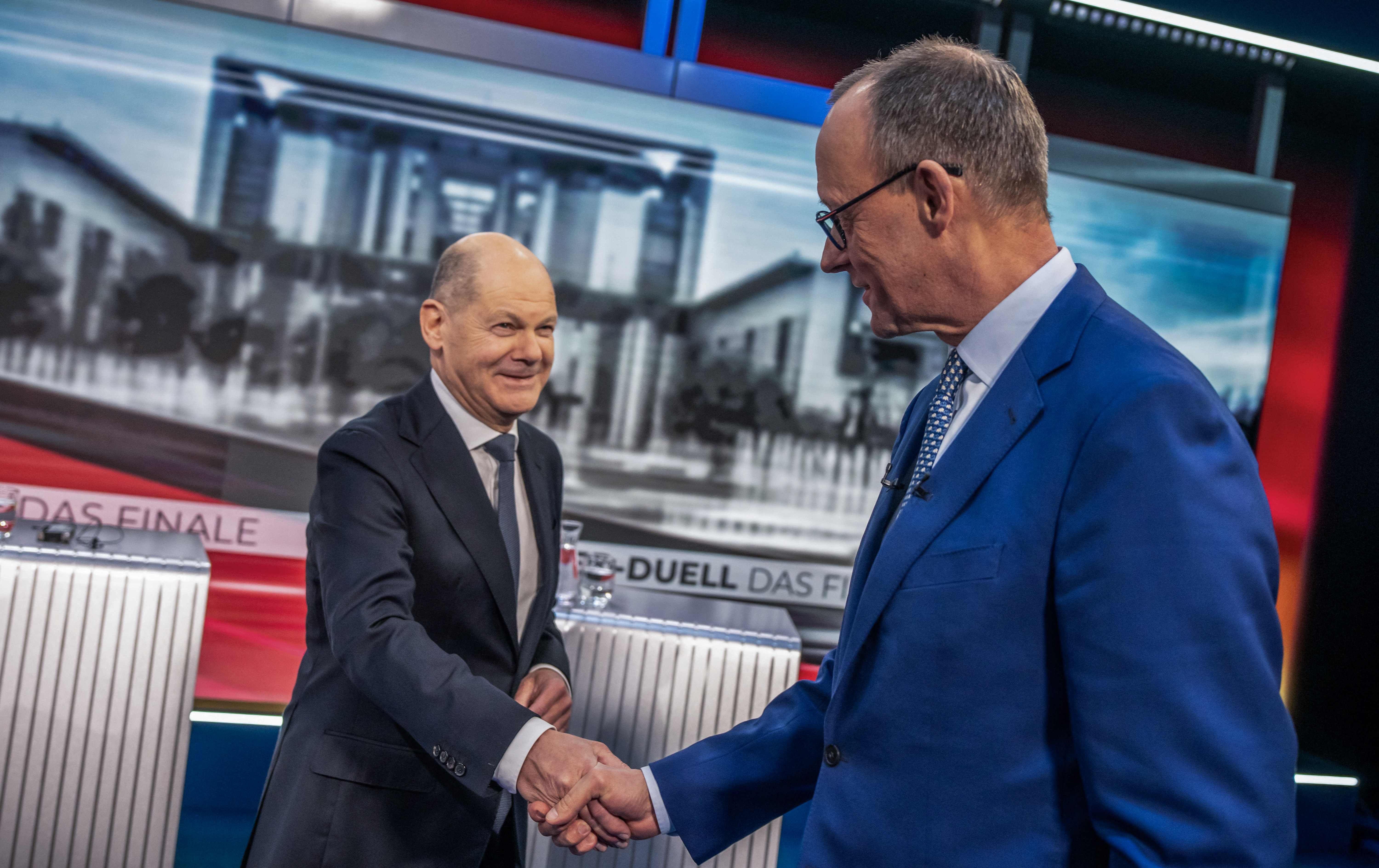 Das letzte TV-Duell: Merz spricht vom Tod, Scholz denkt wirklich, er wird Kanzler