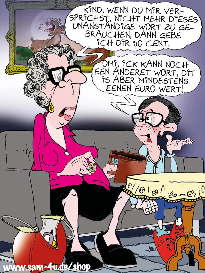 Auch heute gibt es den Cartoon des Tages - und auch heute kommt er von Zeichner Sam Paff aus Berlin.
