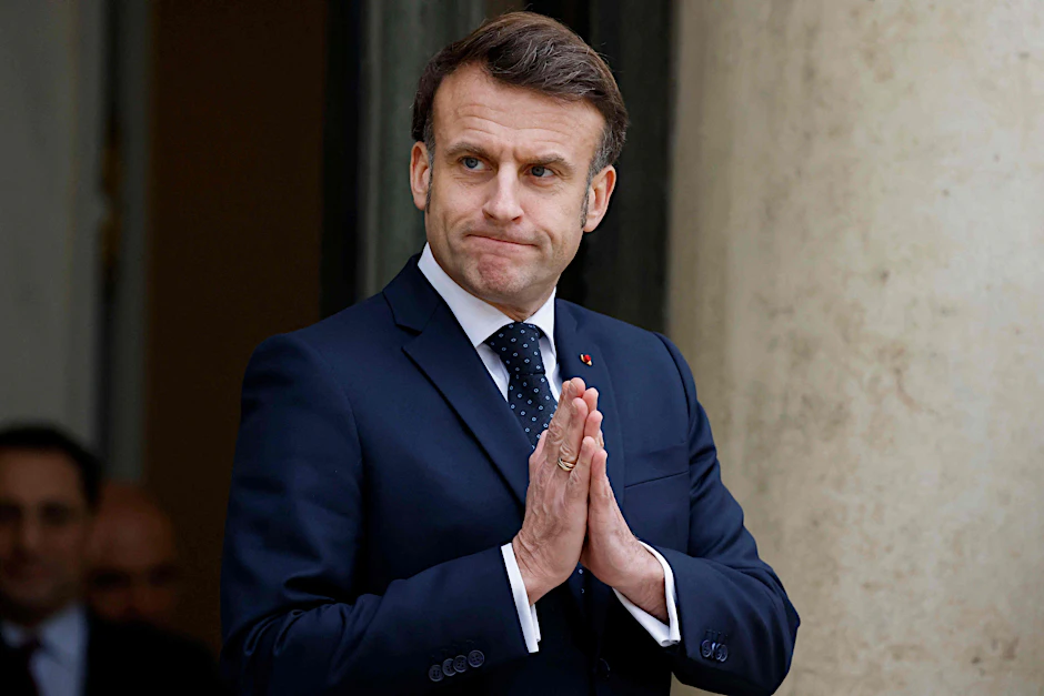 Frankreichs Präsident Emmanuel Macron am Mittwoch in Paris