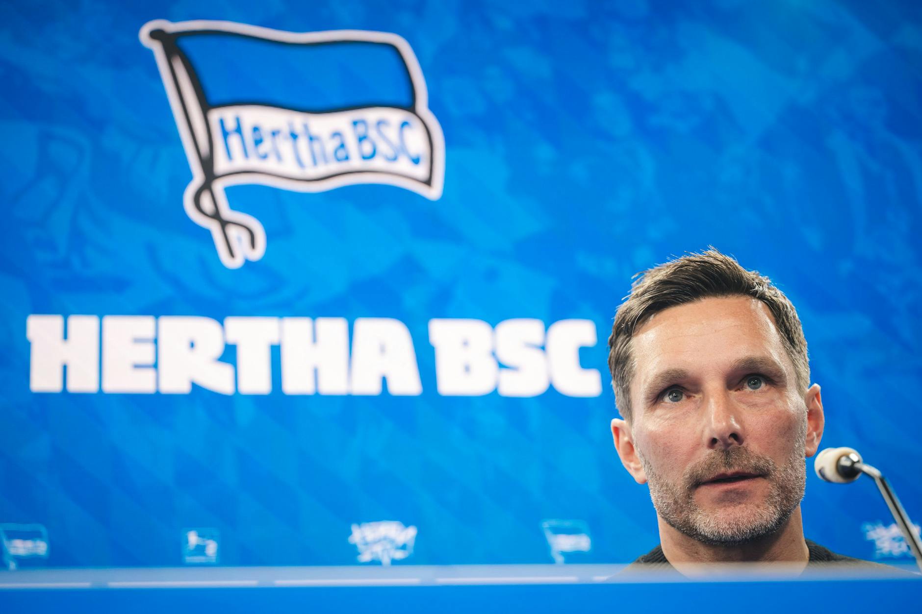 Stefan Leitl hat genug geredet. Gegen den 1. FC Nürnberg steigt das Debüt des neuen Trainers von Hertha BSC.
