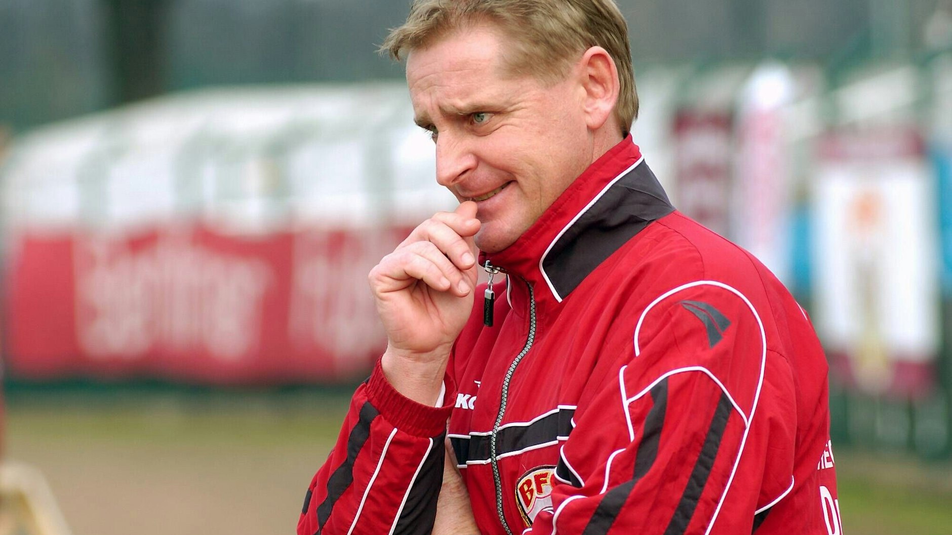 DDR-Fußball-Legende Christian Backs war später Trainer beim BFC Dynamo. (hier: 2005)