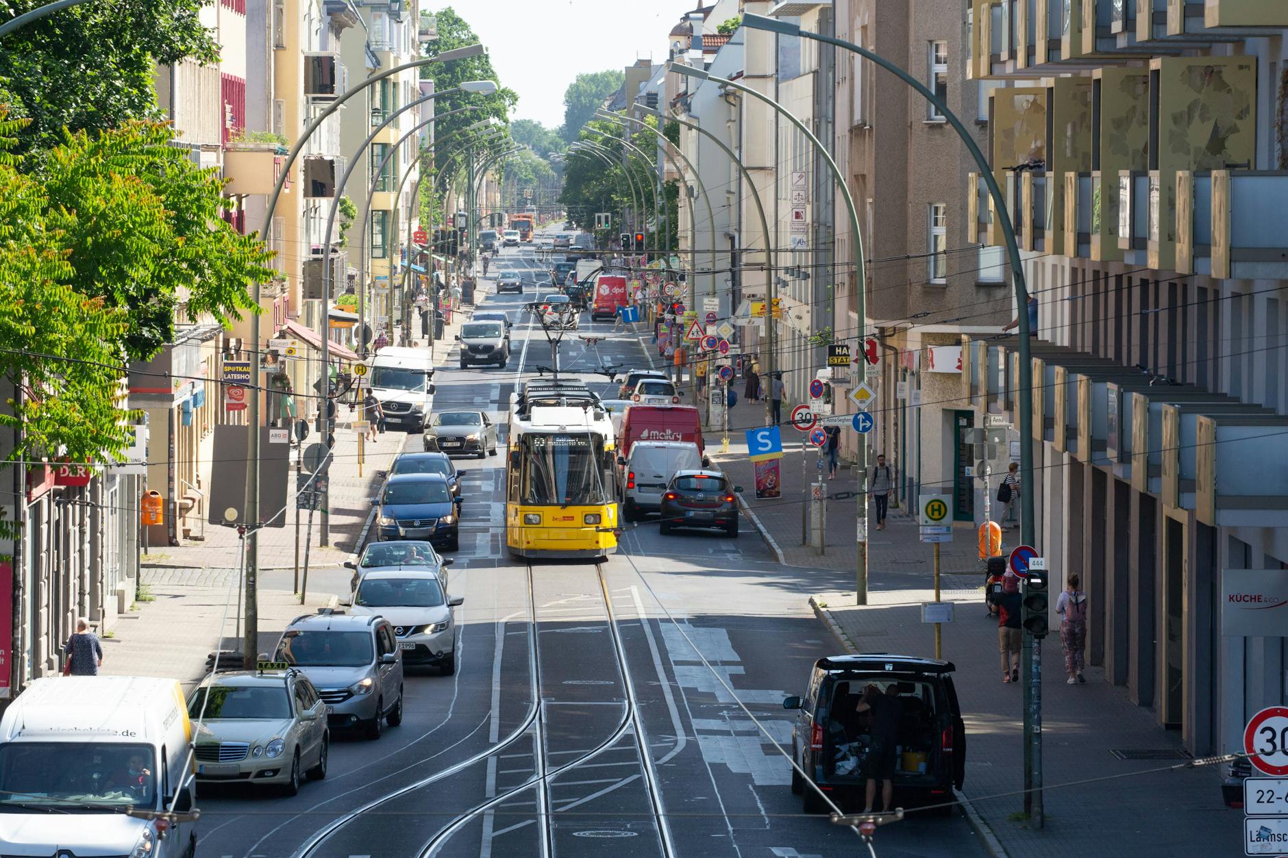 Die Dörpfeldstraße in Adlershof wird vorübergehend voll gesperrt.