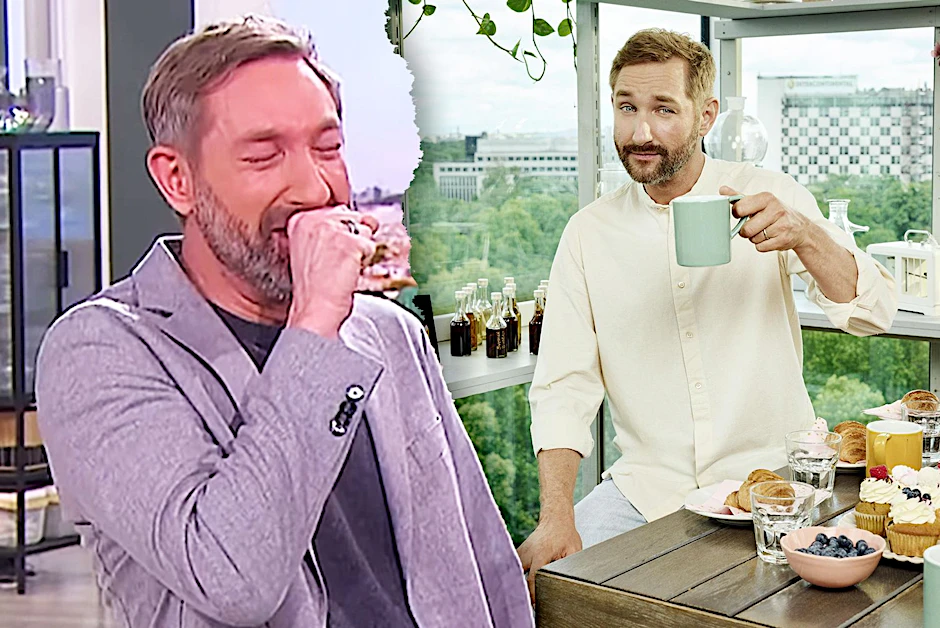 Daniel Boschmann leistete sich im Frühstücksfernsehen diese Woche wieder einen Lachanfall - und konnte sich nicht mehr beherrschen.