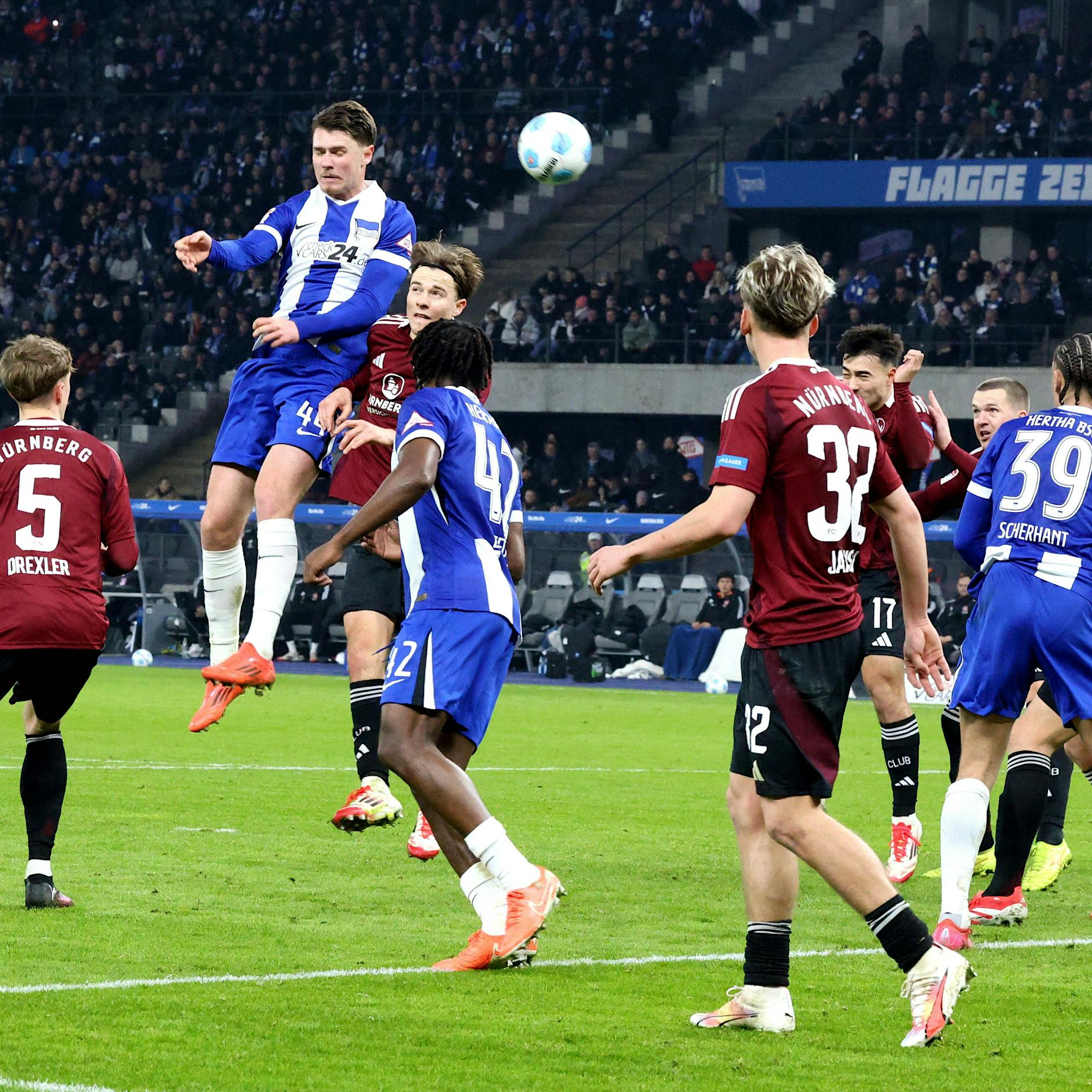 Wieder kein Sieg: Hertha BSC müht sich im Olympiastadion zum 0:0