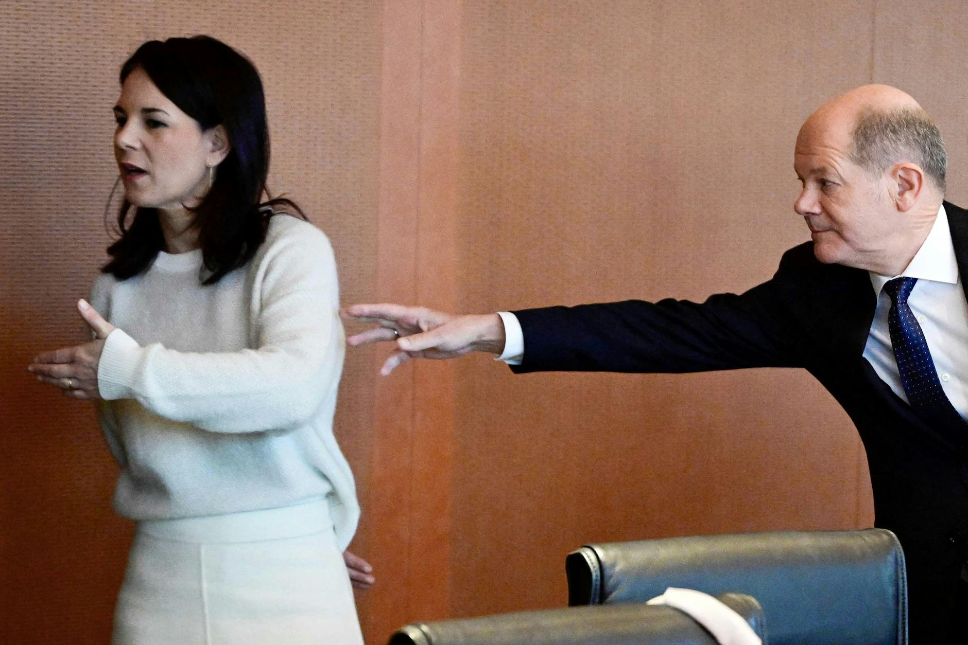 Im Wahlkreis 61 galt Bundeskanzler Olaf Scholz (SPD) als Favorit vor seiner Kontrahentin Annalena Baerbock (Grünen).