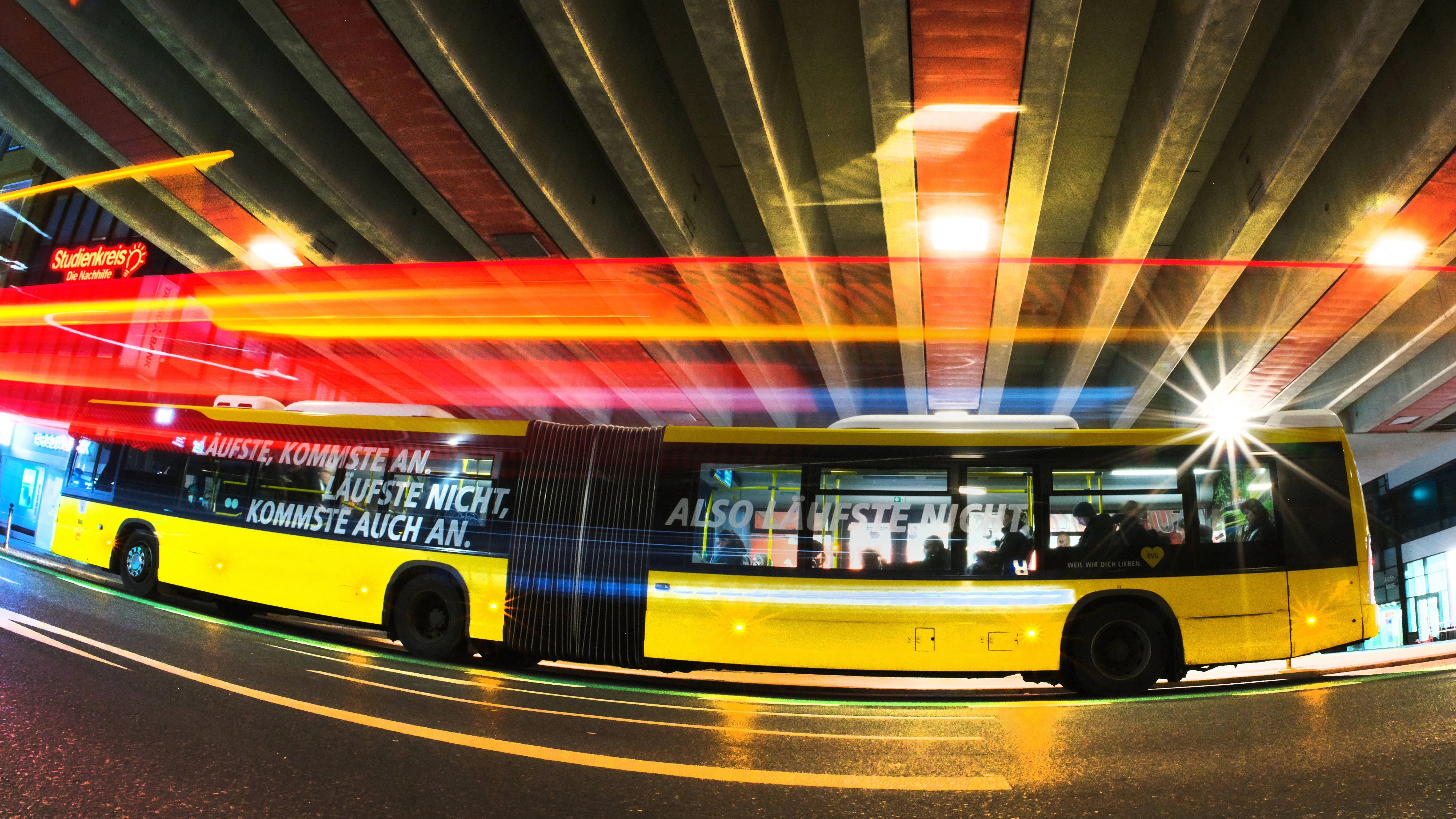 Zügig voran: Auf jeder zweiten Bus-Linien geht es in Berlin schnell voran.