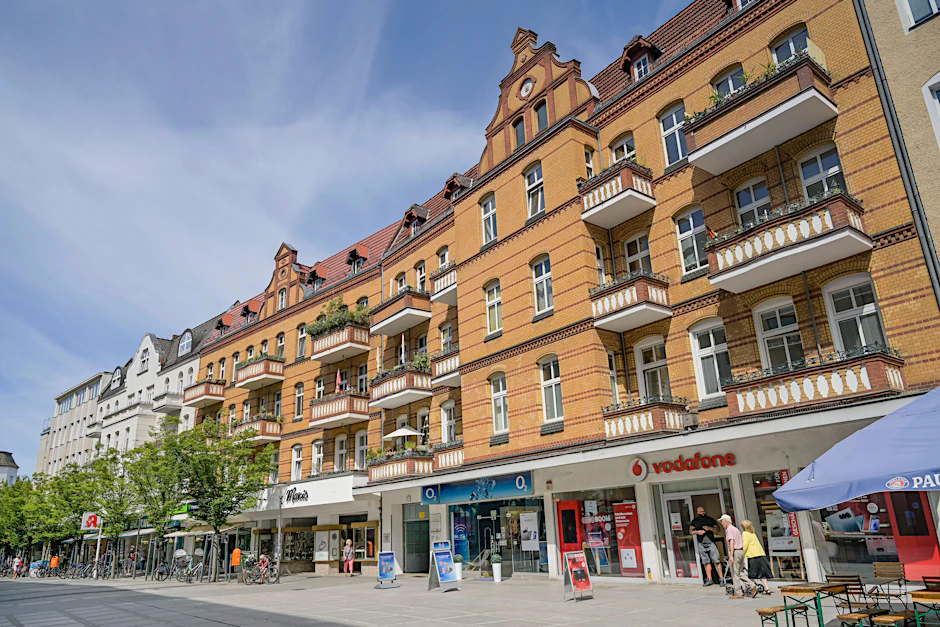 Die Gorki-Straße im Berliner Stadtbezirk Reinickendorf.