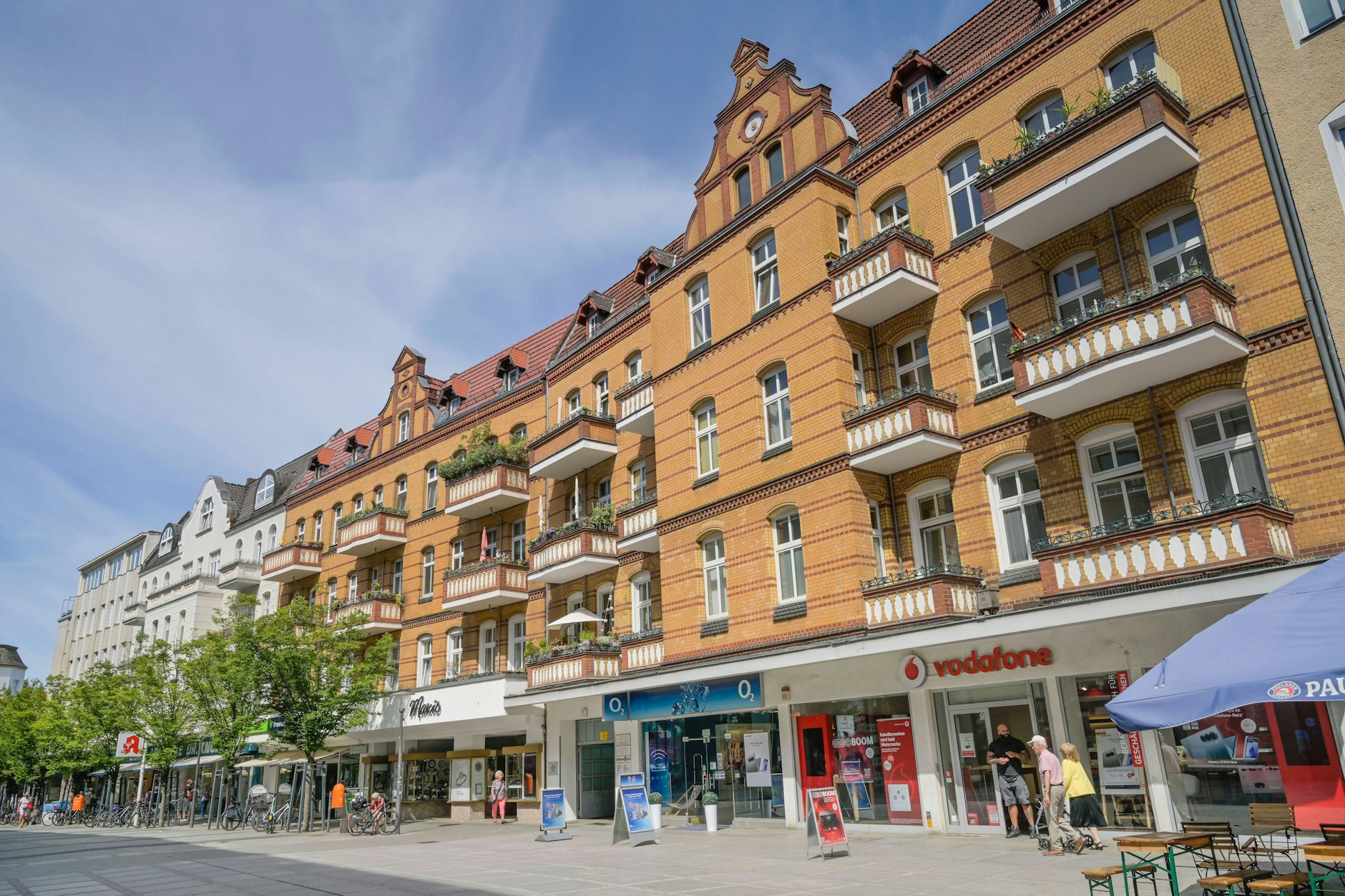 Die Gorki-Straße im Berliner Stadtbezirk Reinickendorf.