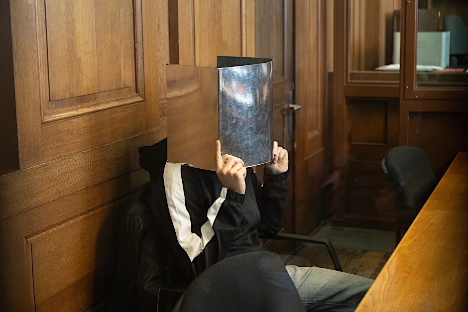 Der Angeklagte Mehmet A. (19) vor Gericht. 