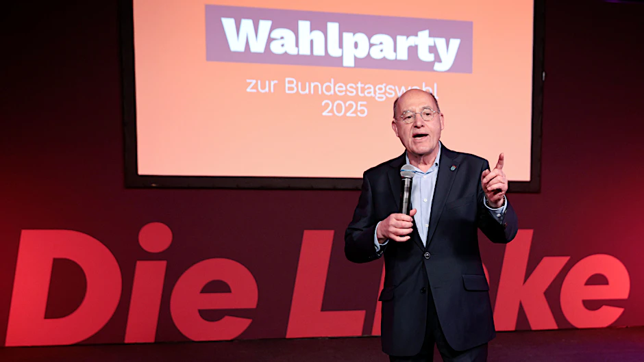 Mit großem Abstand als Wahlkreissieger in Treptow-Köpenick bestätigt: Linken-Urgestein Gregor Gysi
