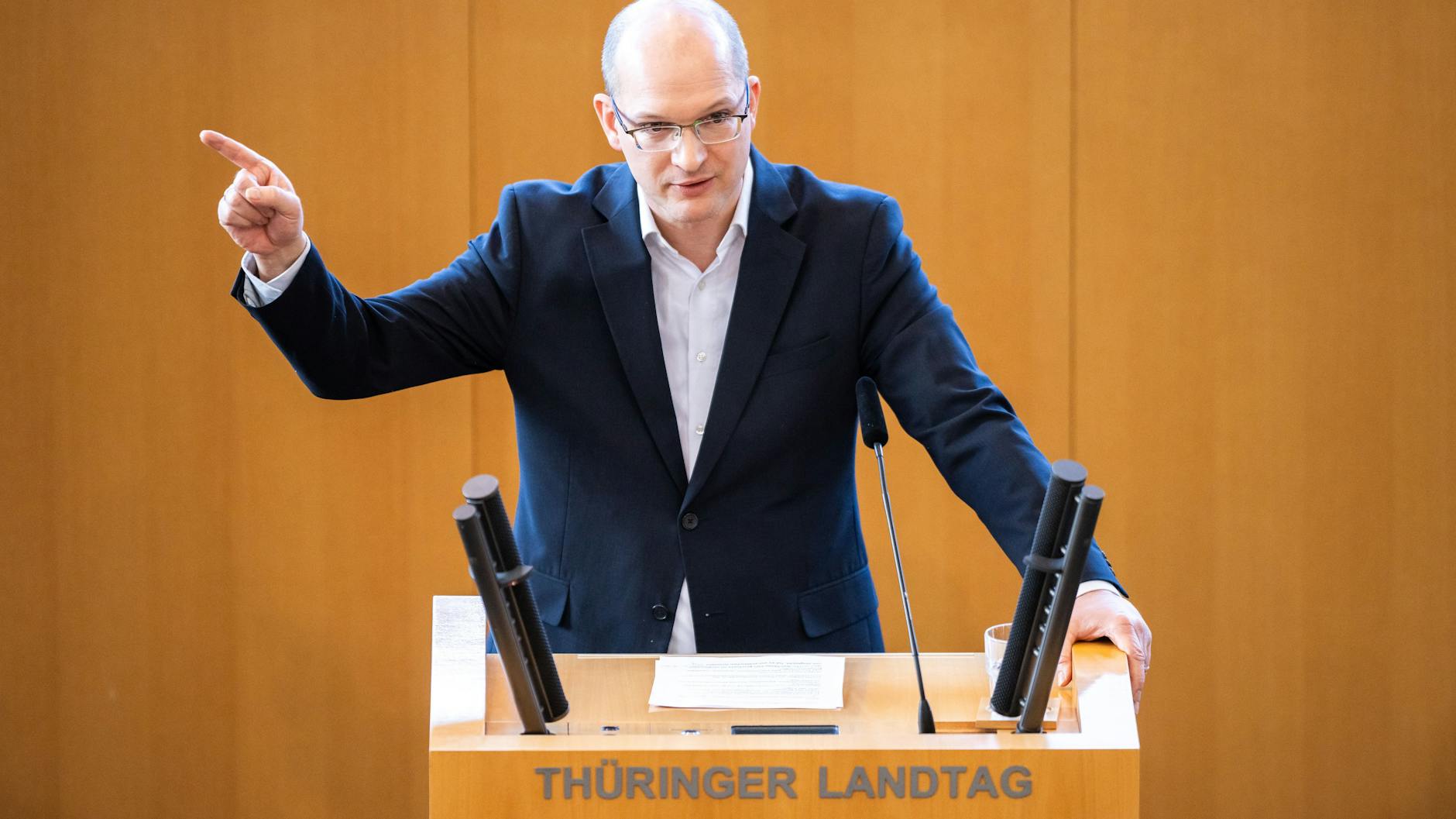 Stefan Möller ist Björn Höckes Co-Parteichef in Thüringen.