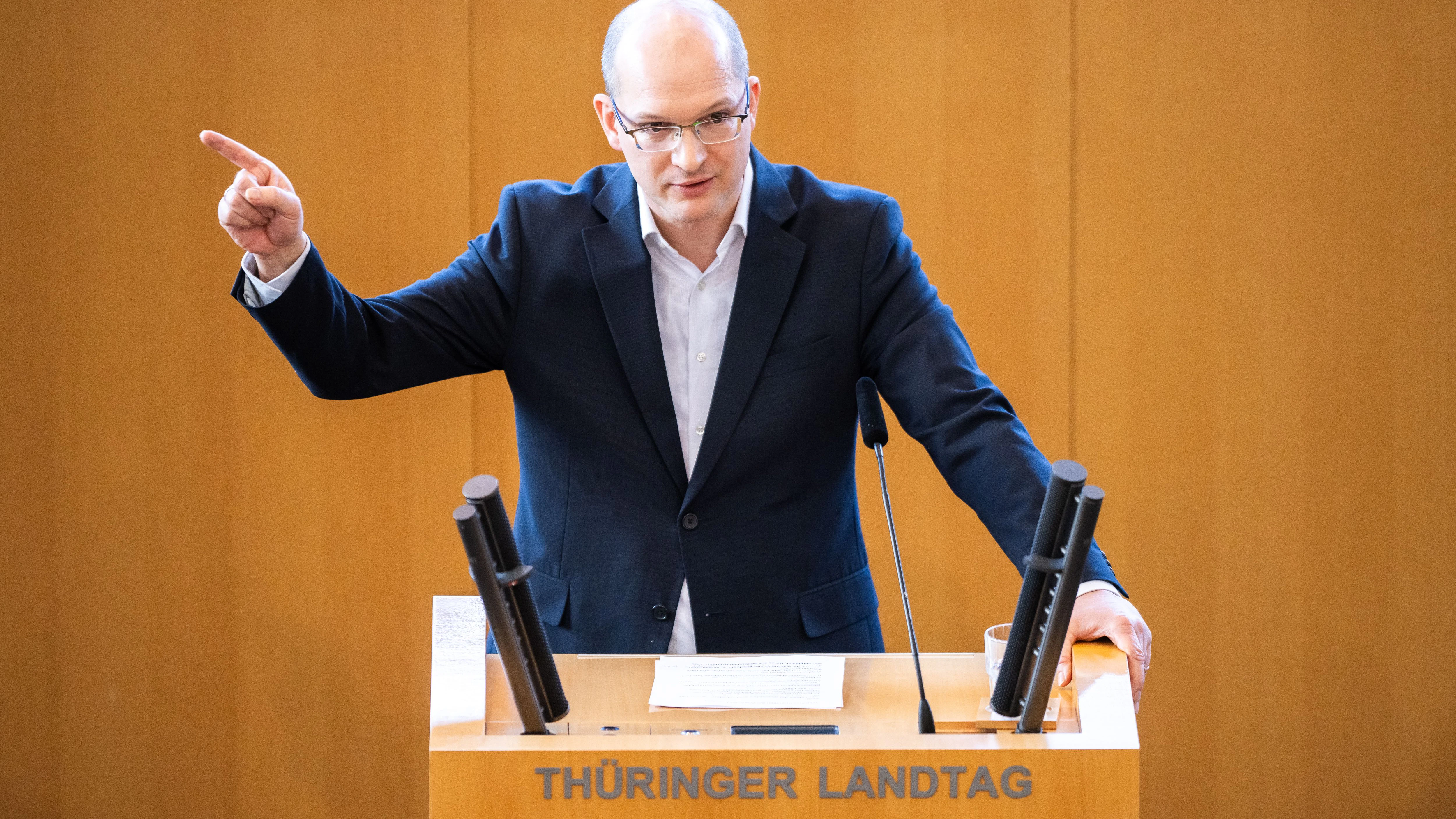 Stefan Möller ist Björn Höckes Co-Parteichef in Thüringen.
