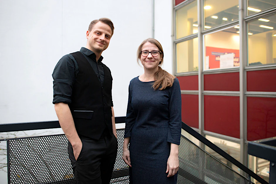 Franziska Brychcy und Maximilian Schirmer, die Spitze der Berliner Linke, darf sich Hoffnungen auf ein Comeback machen. 