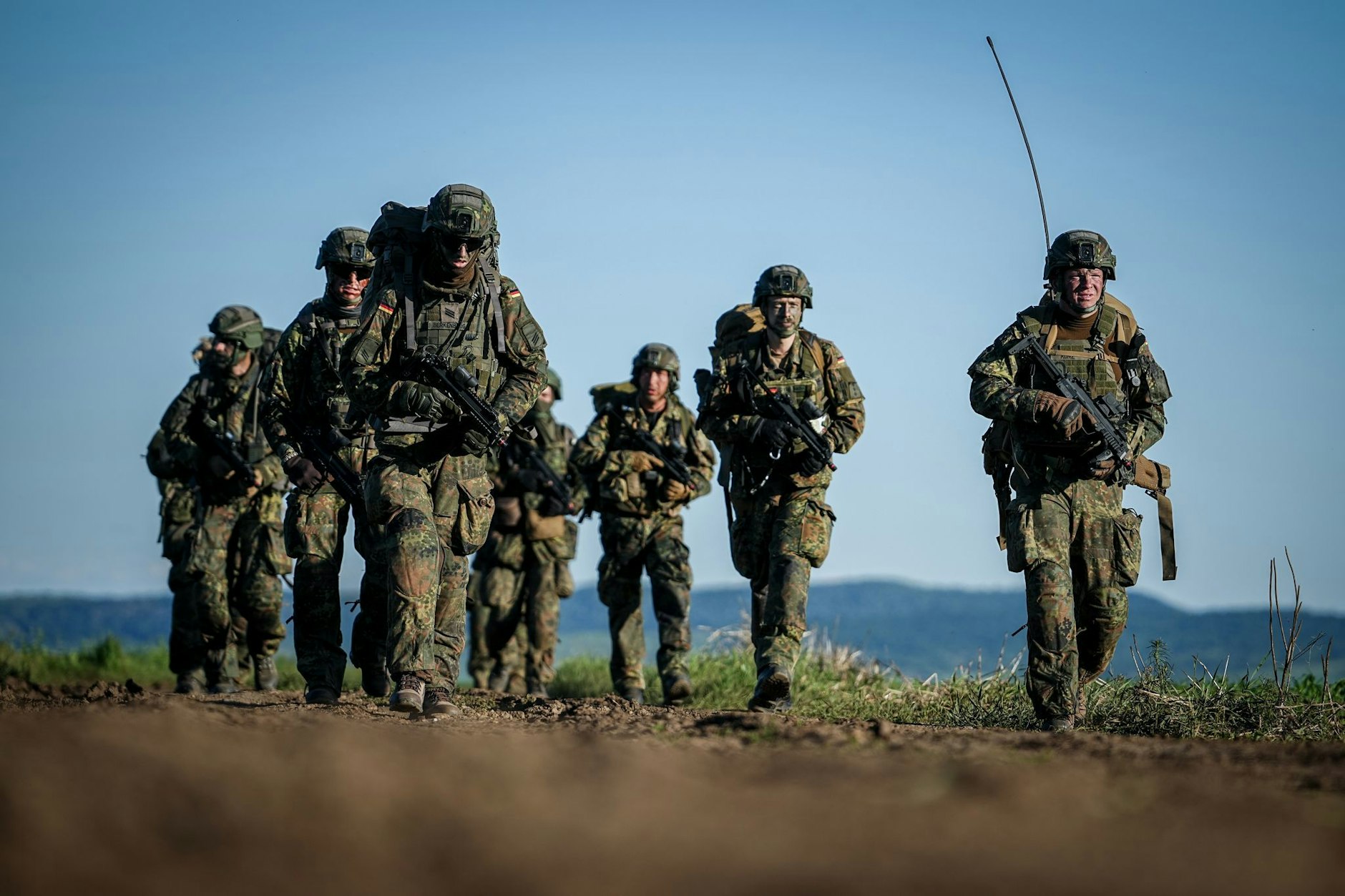 Paracaidistas de las Fuerzas Armadas Alemanas