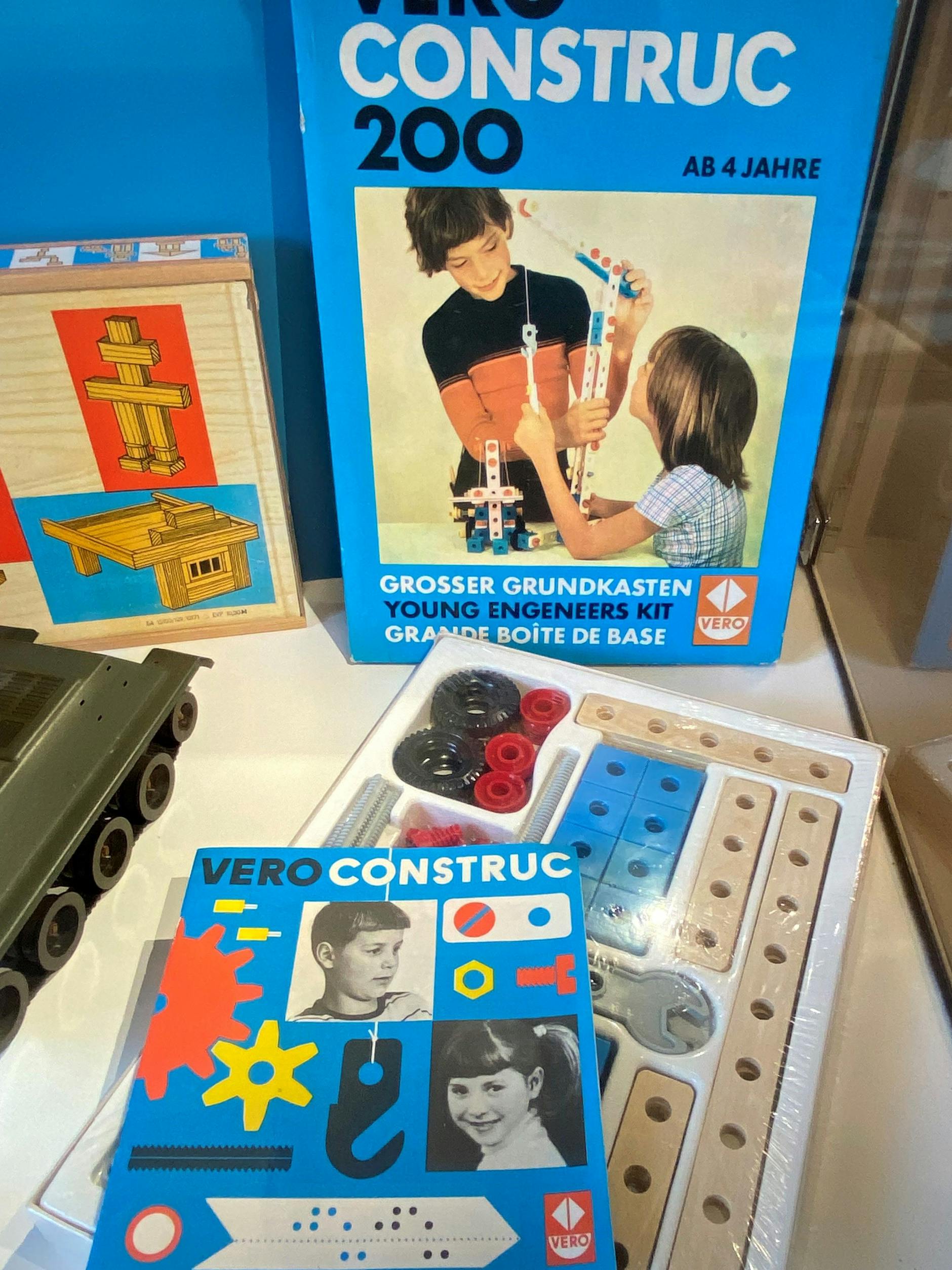 Der „Construc“-Baukasten fehlte in keinem DDR-Kinderzimmer. Er kostete 16,80 DDR-Mark.