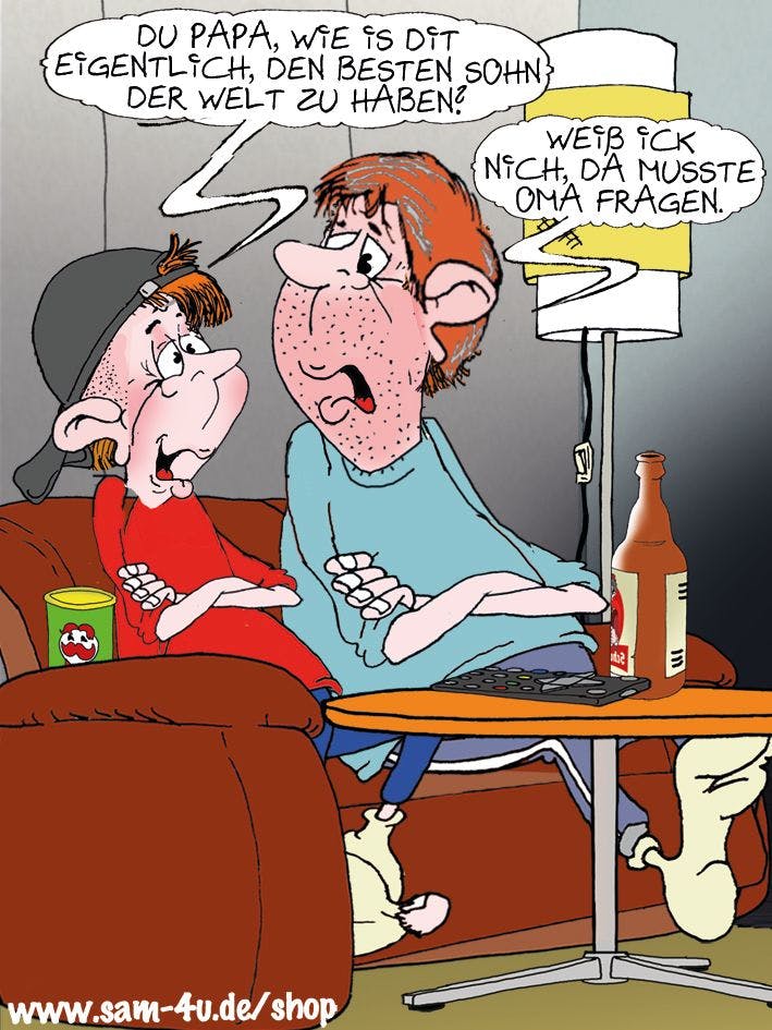 Schmunzeln Sie mit dem Cartoon des Tages von Zeichner Sam Paff aus Berlin - jeden Tag neu!