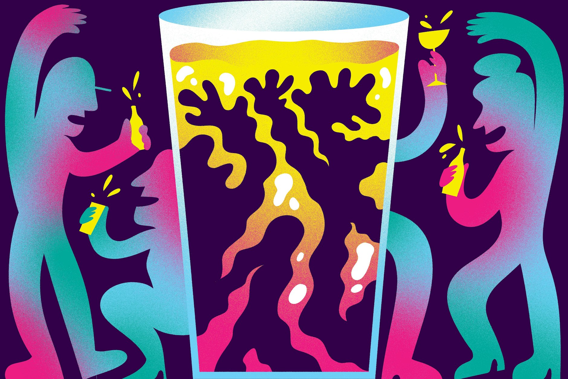 Gehört in den Köpfen vieler Menschen zusammen: Ausgehen und Trinken