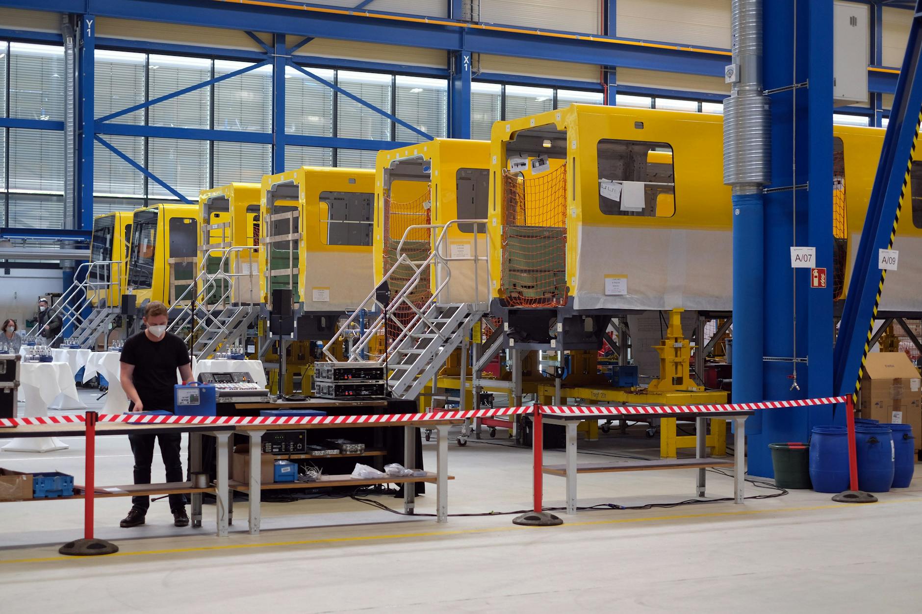 Die neue JK-Serie der Berliner U-Bahn wird bei Stadler Pankow gebaut.