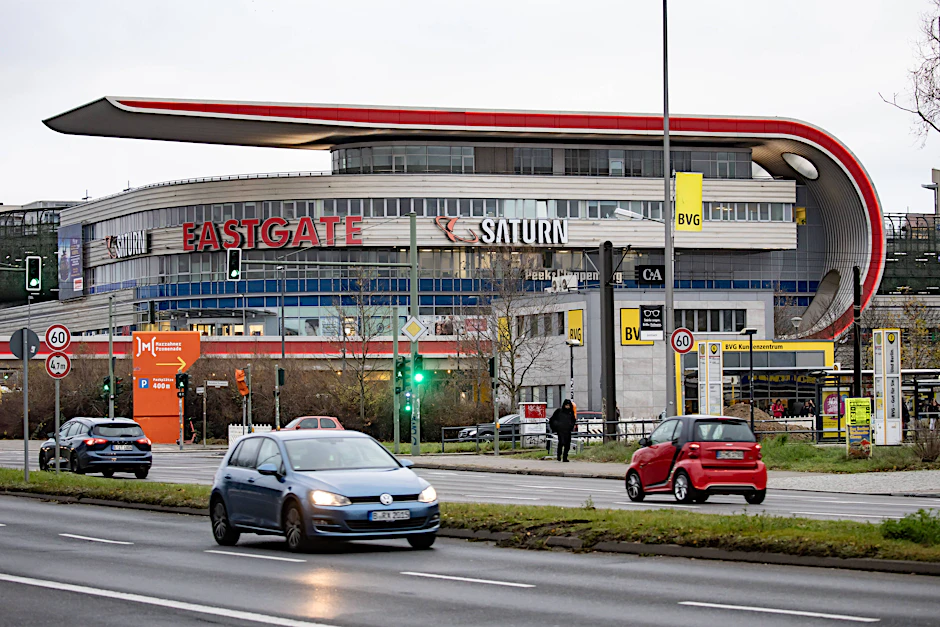 Das Eastgate in Marzahn hatte schon bessere Zeiten. Besonders einladend ist es nicht mehr.