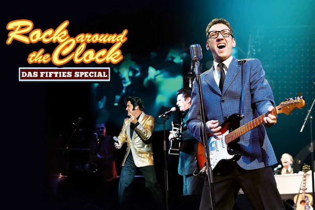 Show „Rock around the clock“ im Estrel Showtheater Berlin 11.4.-25.5.25. Ticket!