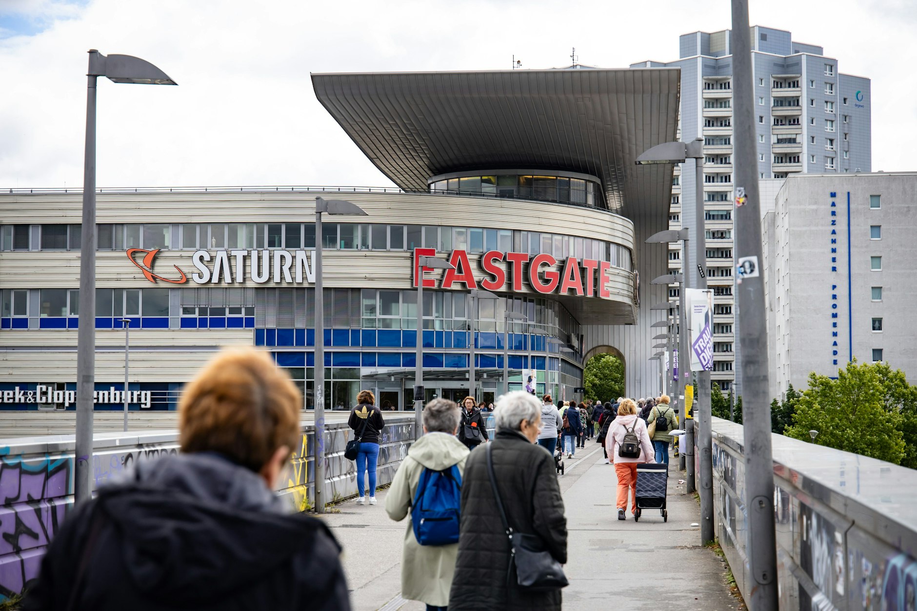 Das Eastgate in Marzahn hatte schon bessere Zeiten. Besonders einladend ist es nicht mehr.